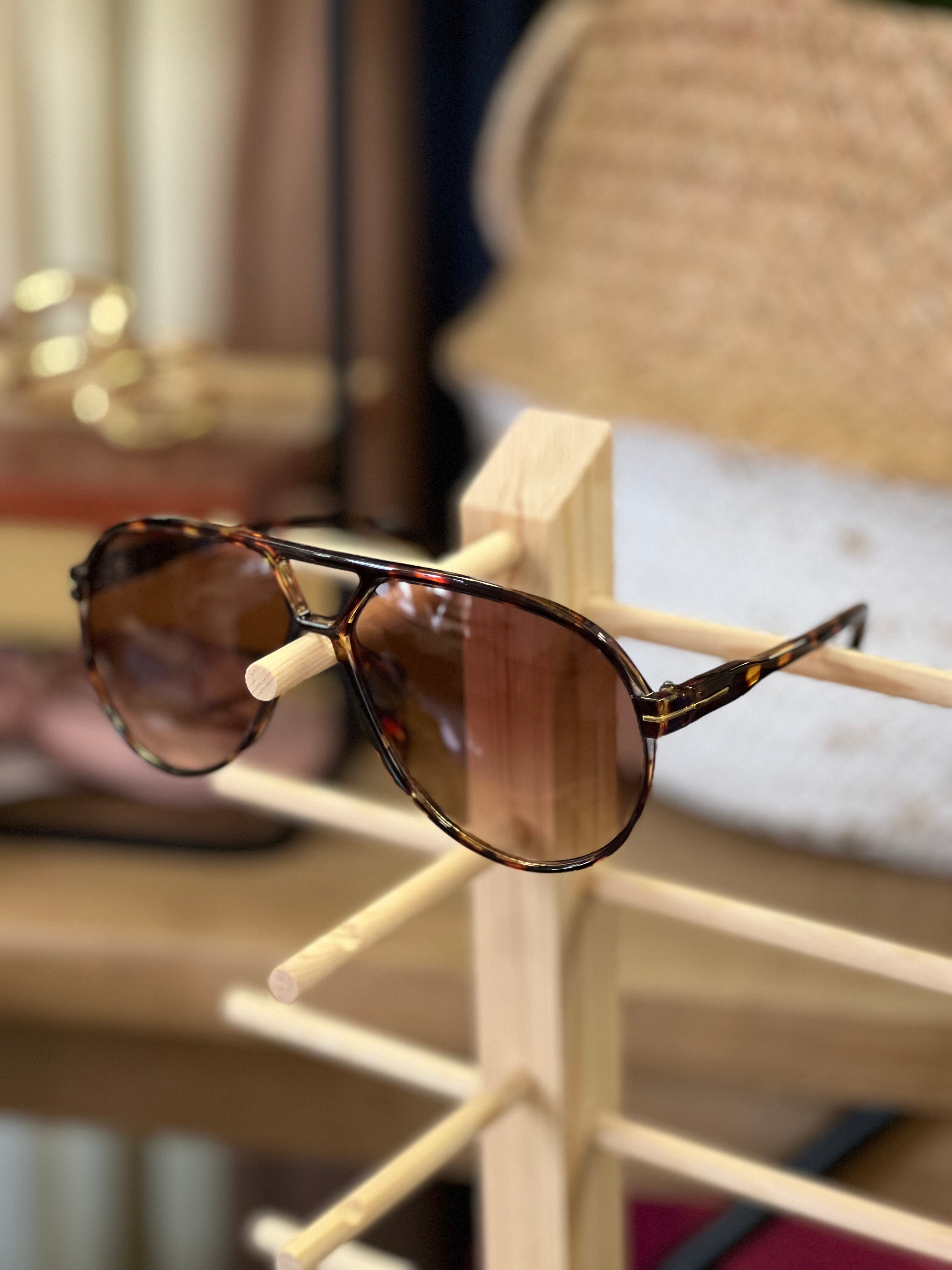 Caramel Tortoise Shell Sunglasses