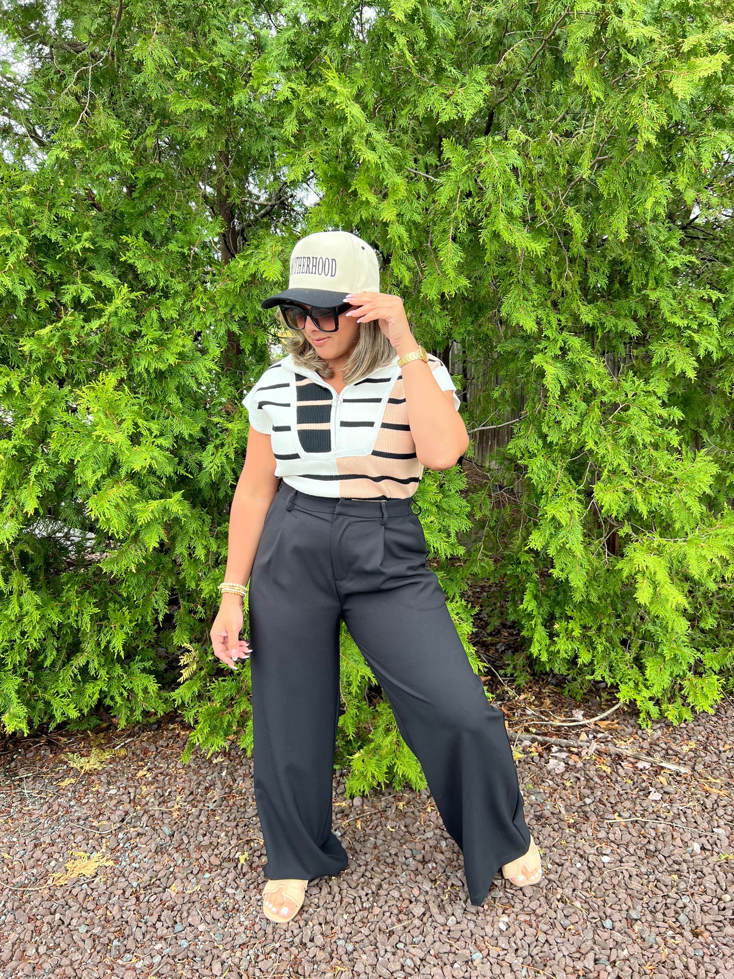 Stripe Color Block Top