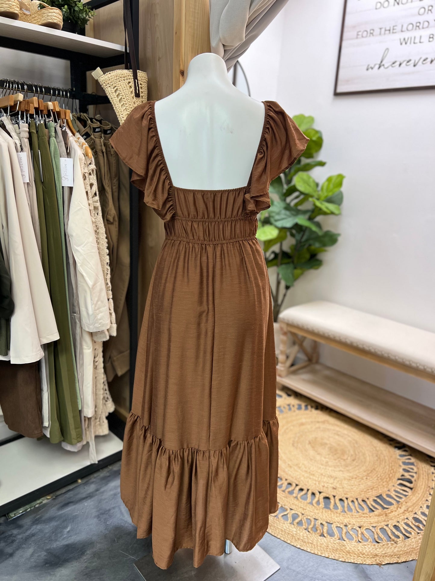 Brown Maxi Dress