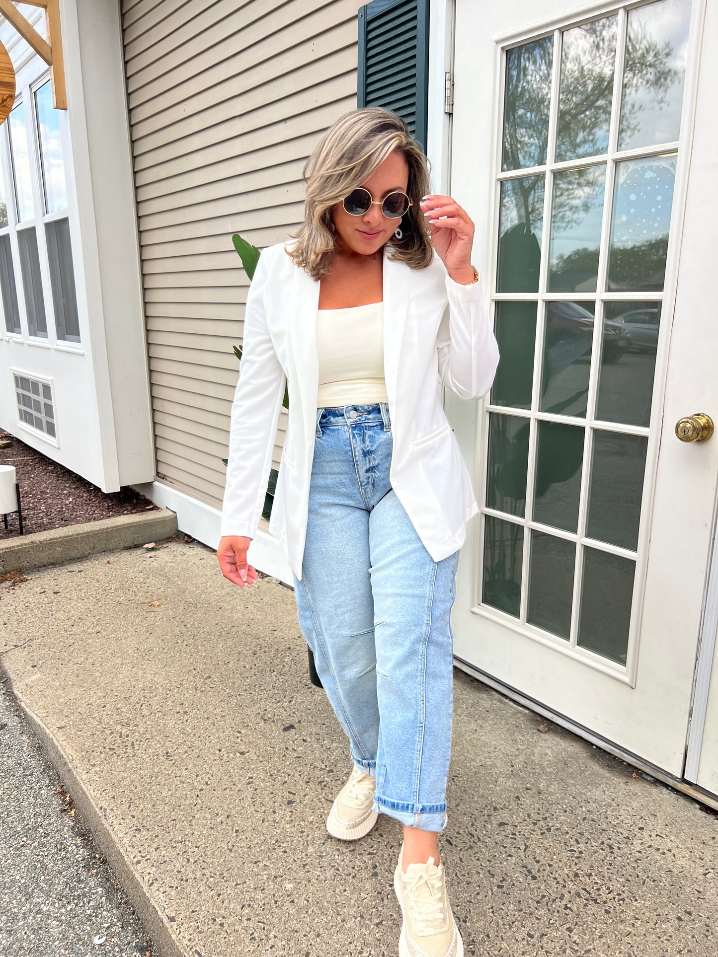 Blashe White Blazer