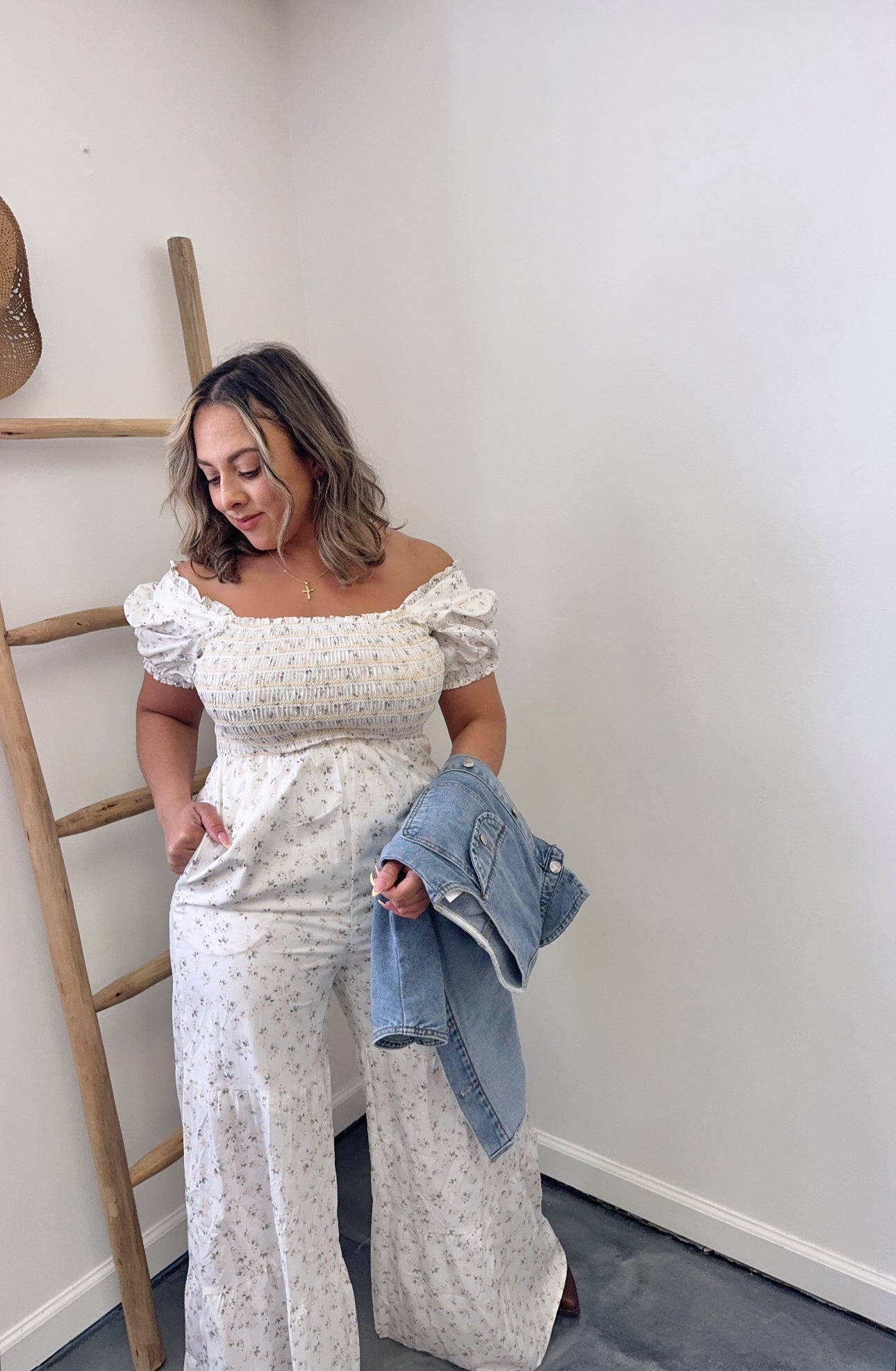 Spring Flowy Daisy Romper