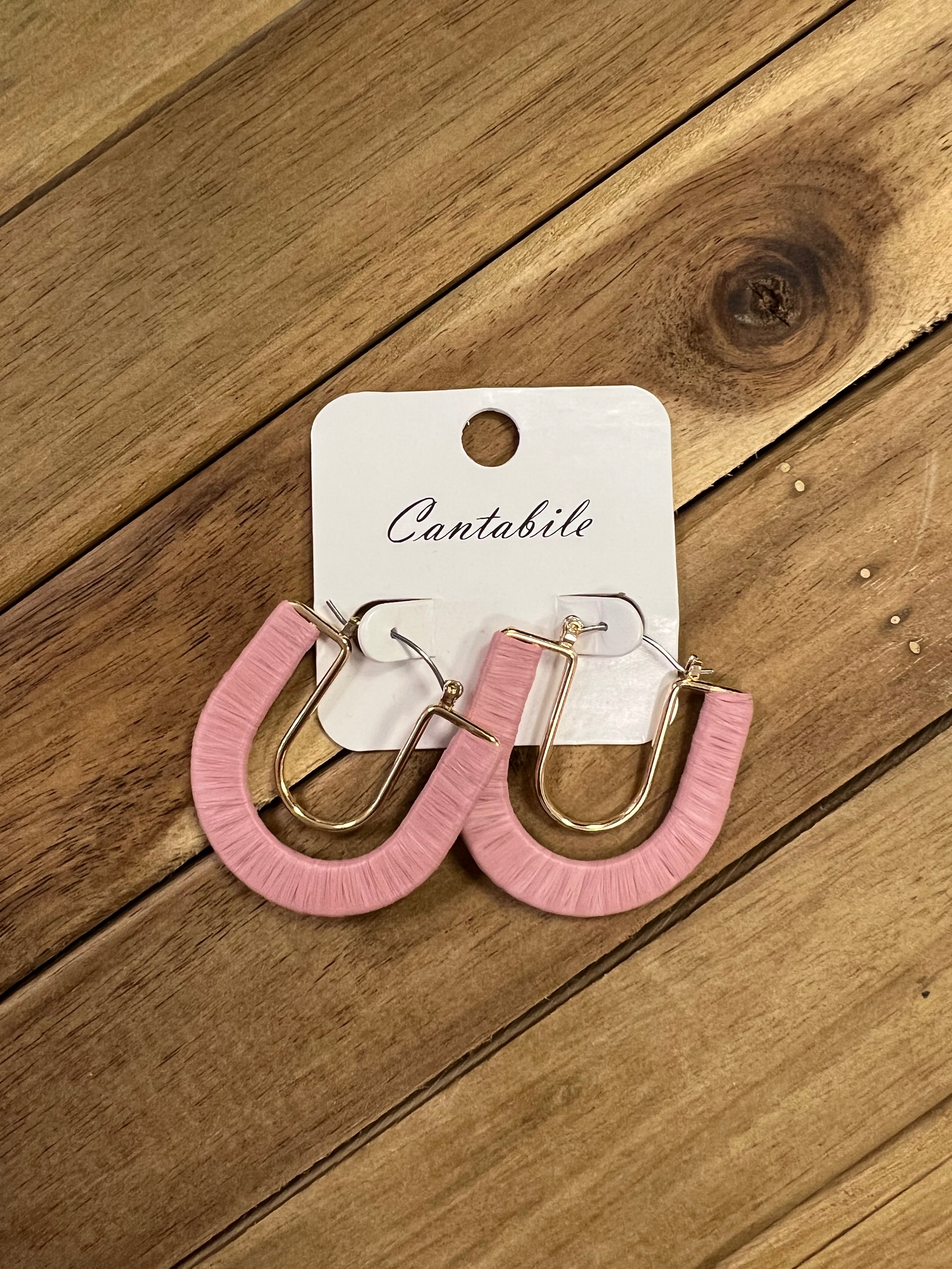 Pink & Gold Cantabile Earrings