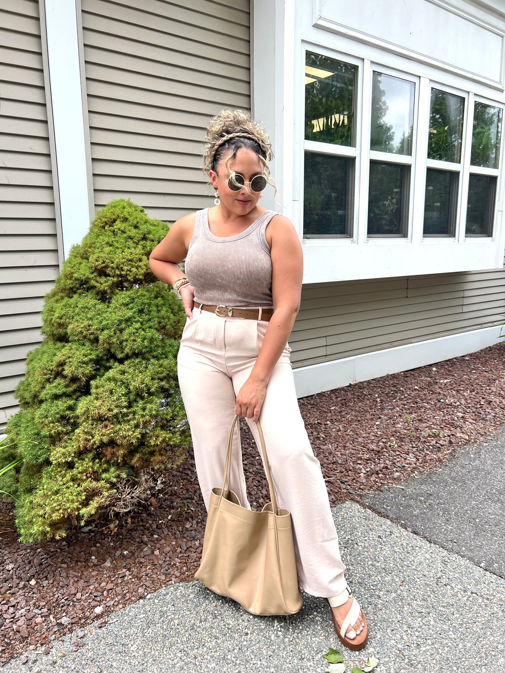 Casual Button Trousers