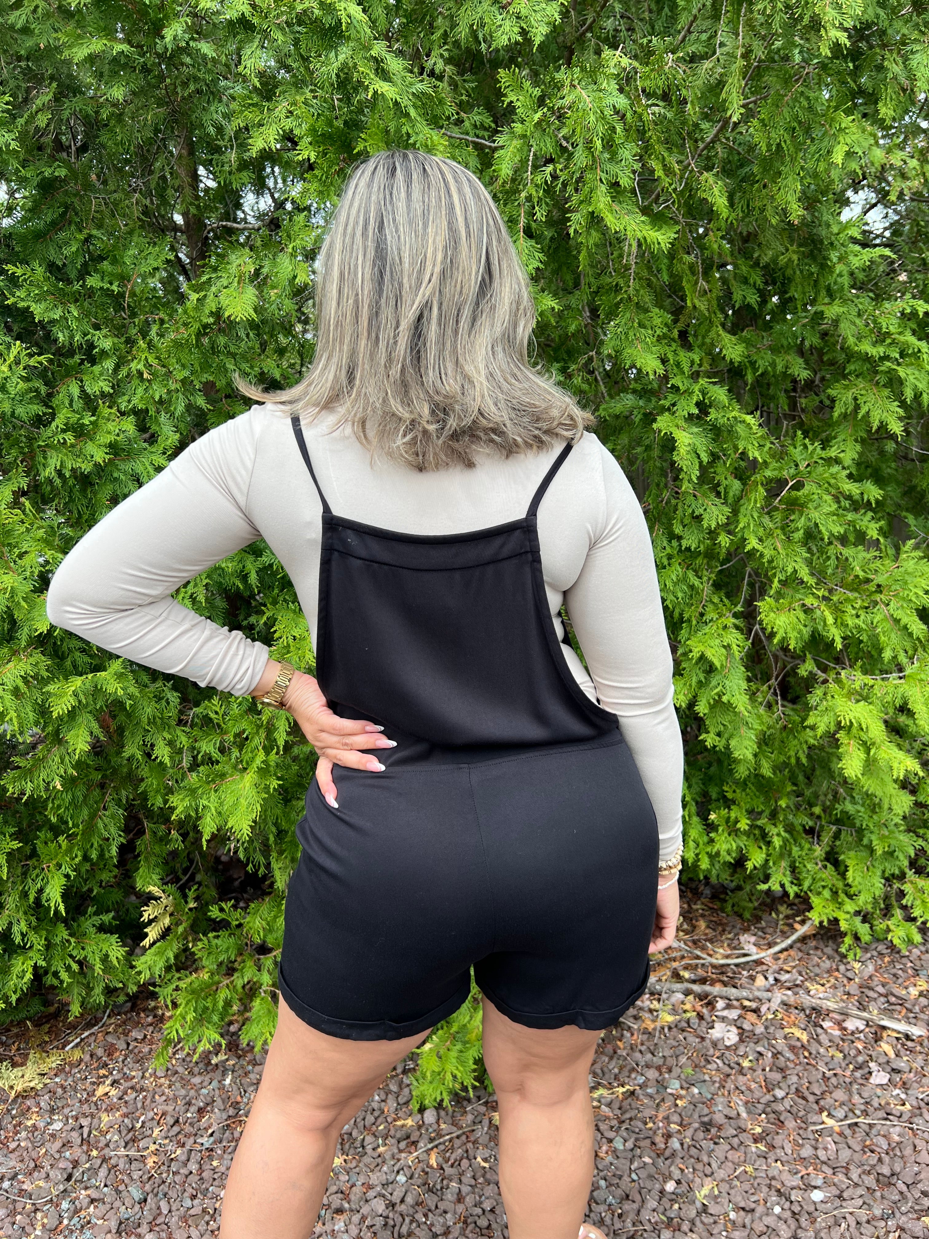 Rayon Woven Romper With Tie Knot Traps