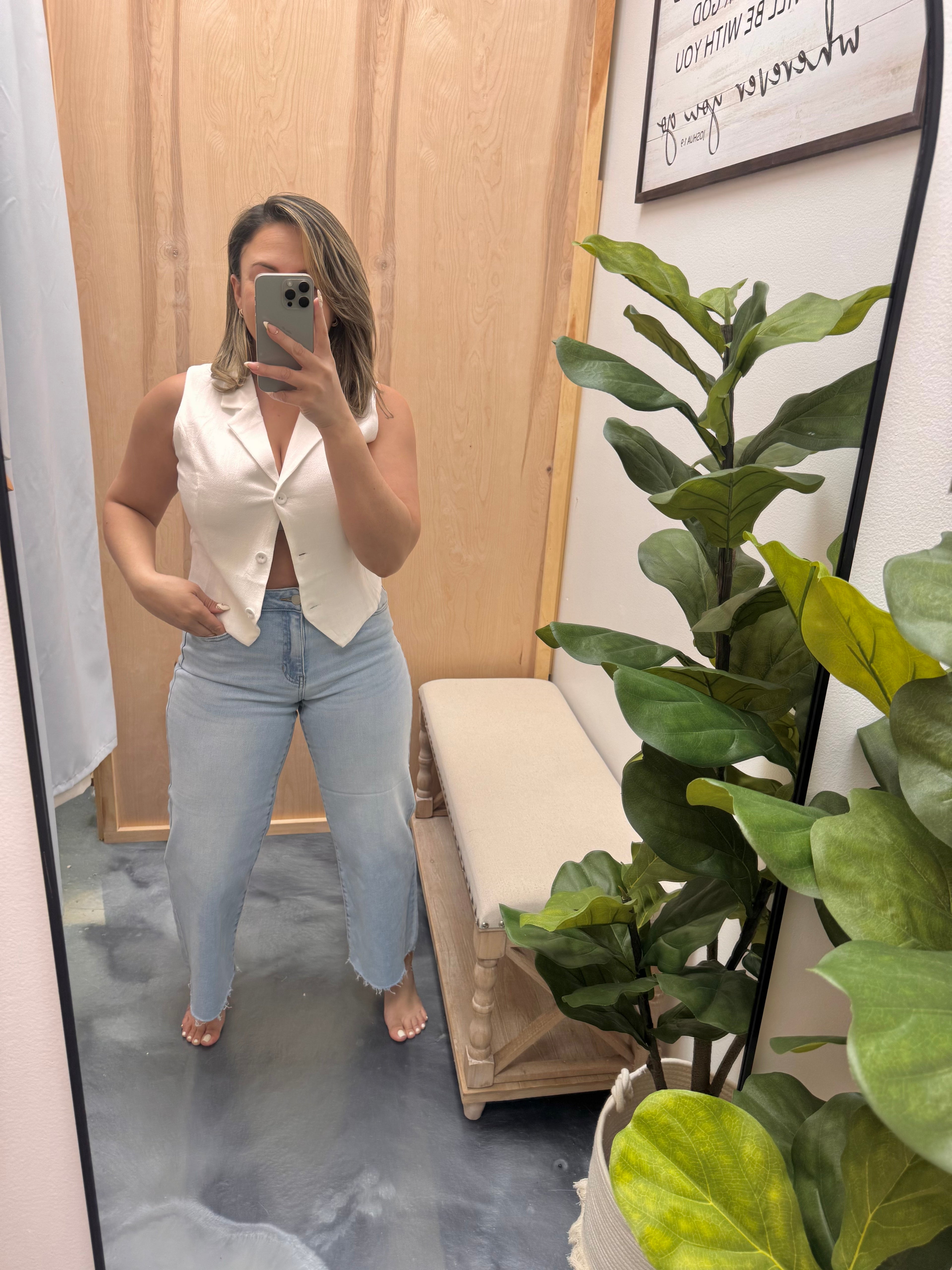 Hug Me Wide Leg Jeans