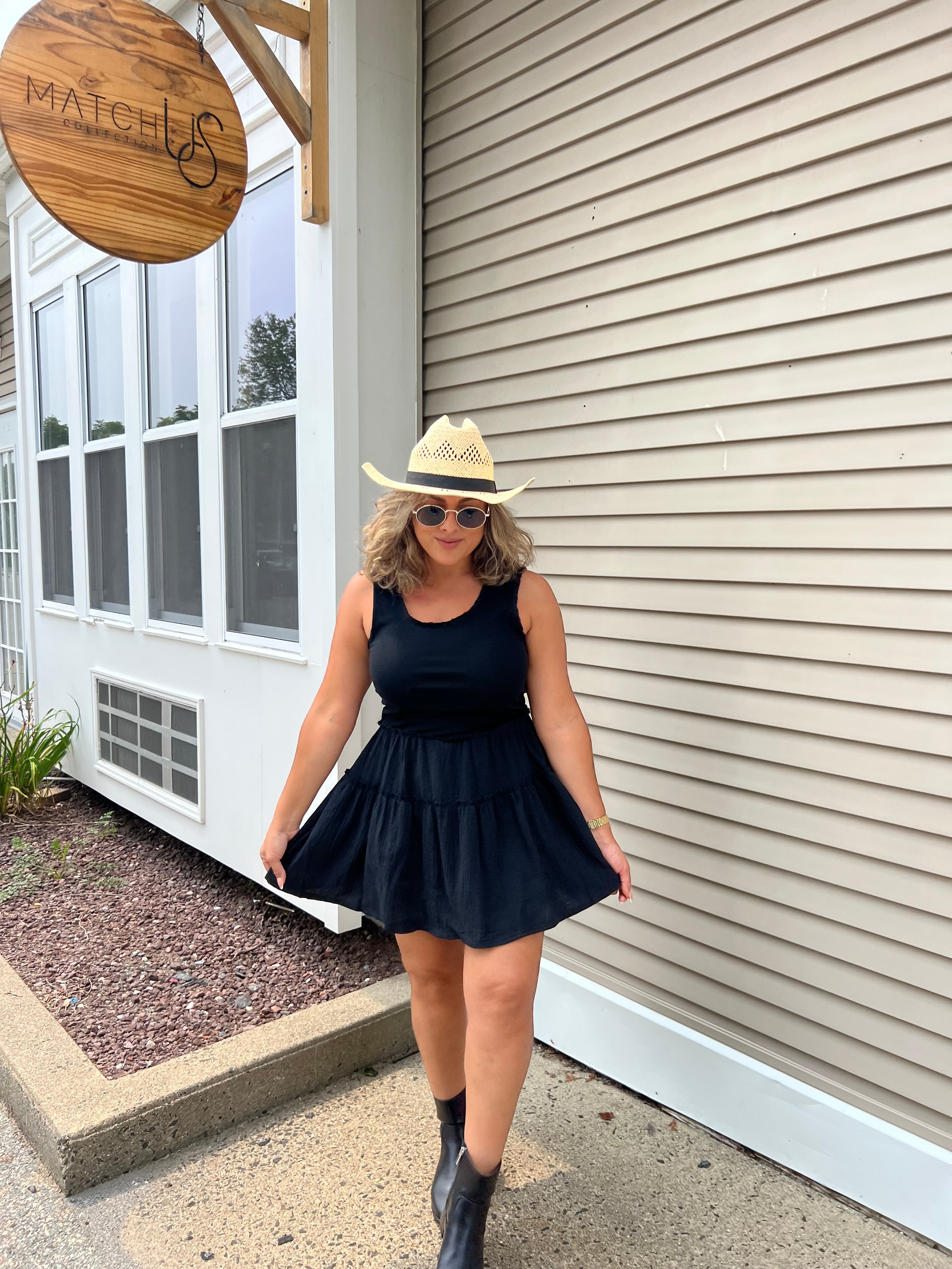 Casual Ruffle Mini Dress
