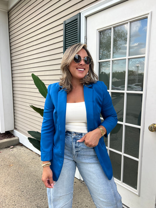 Zenana Blue Blazer