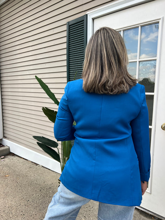 Zenana Blue Blazer
