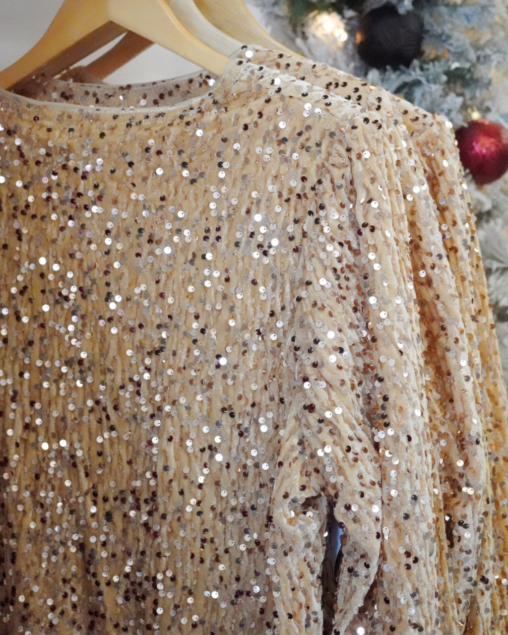 Gold Sparkle Top