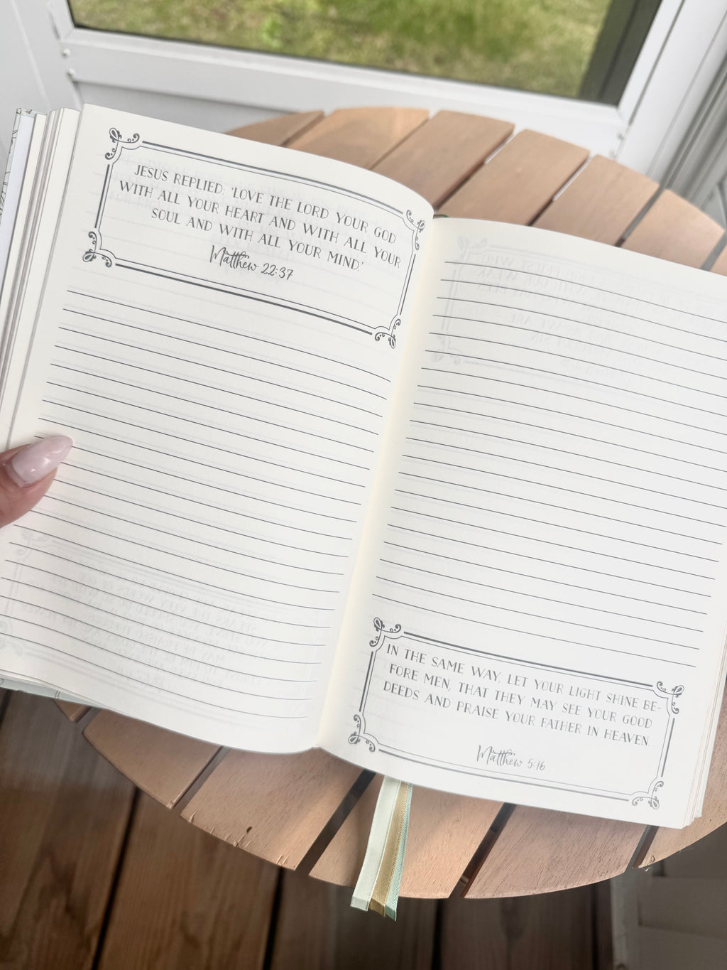Trust In The Lord Prayer Journal