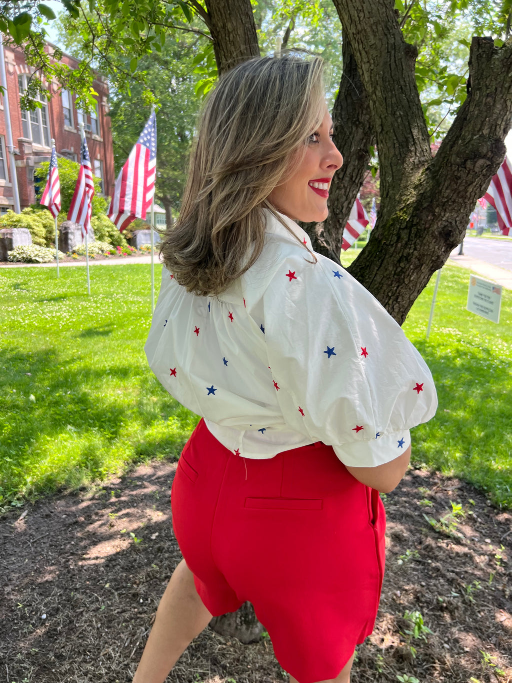 Cherry Bombshell Shorts