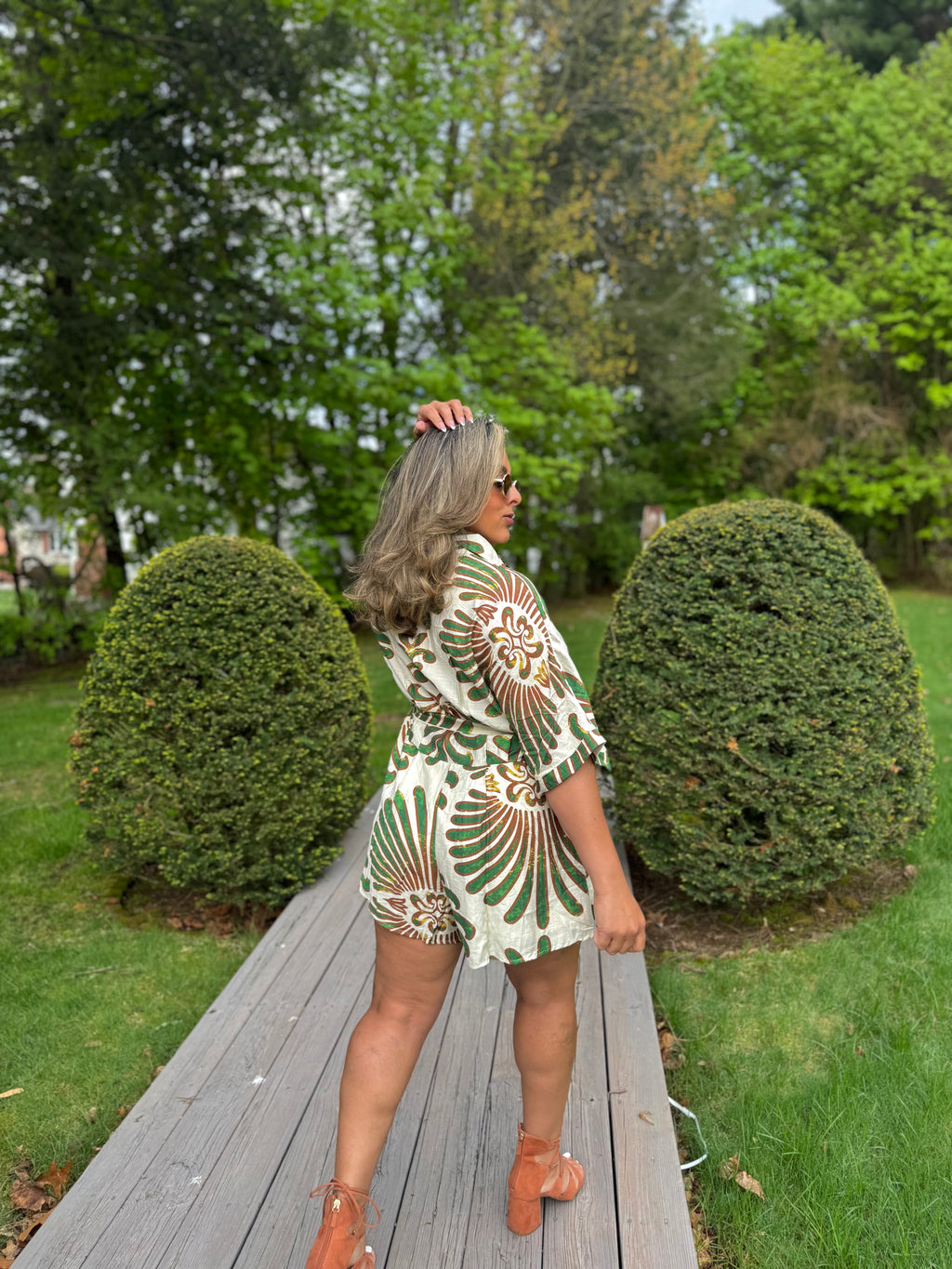 Tropical Sunset Romper
