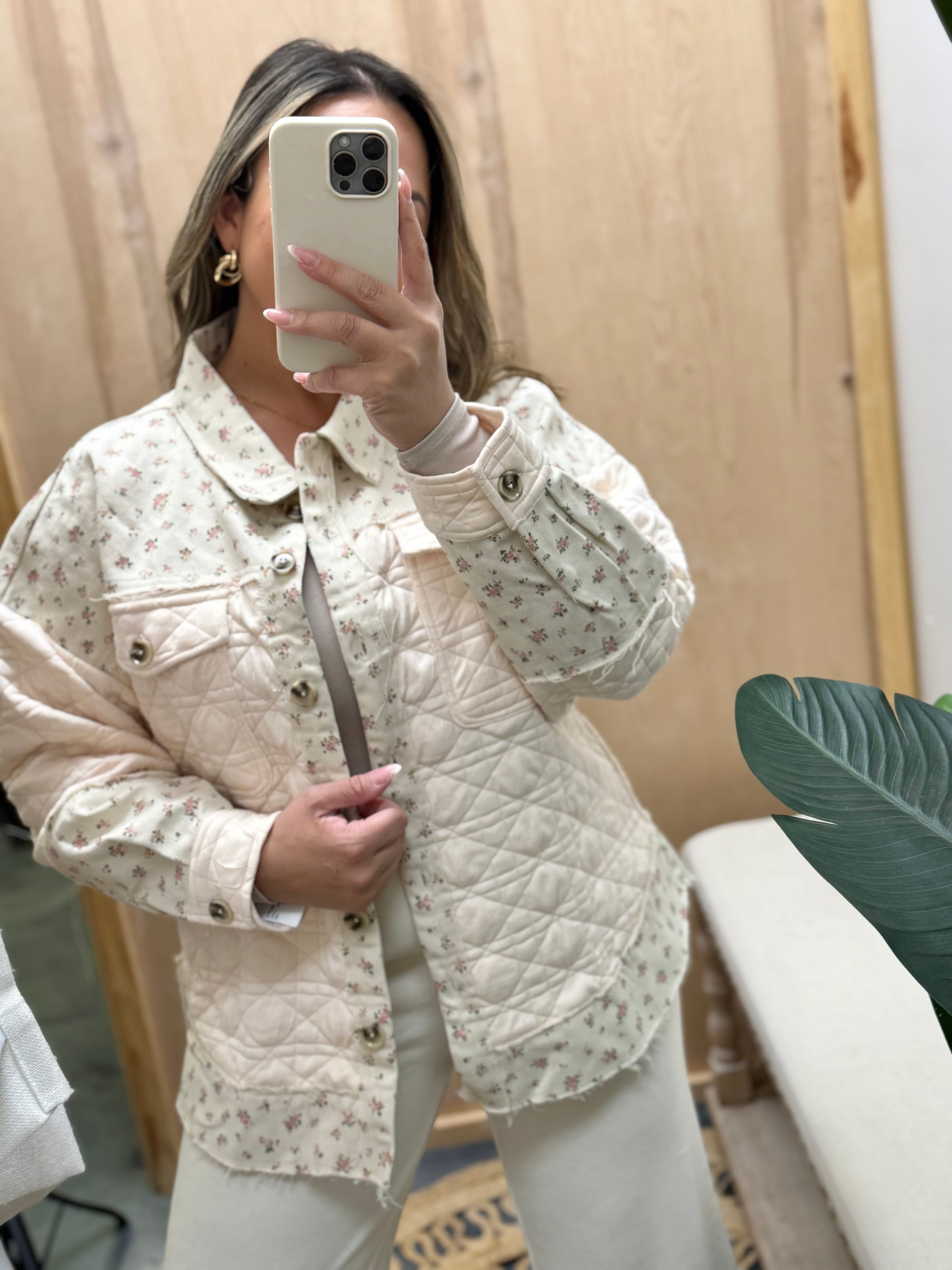 Quilted Blush Jacket