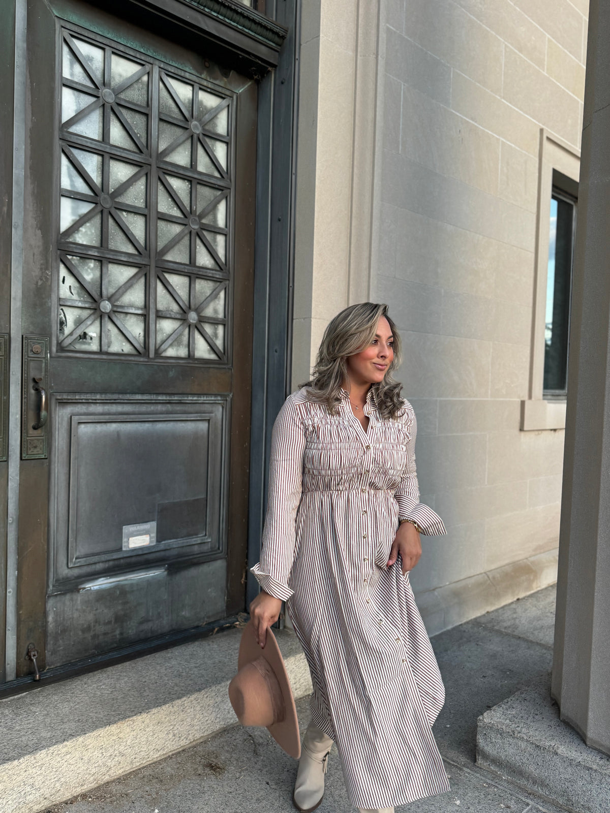 Autumn Brunch Midi Dress