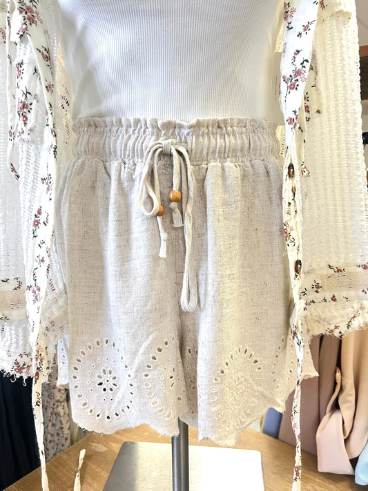 Spring Scallop Shorts