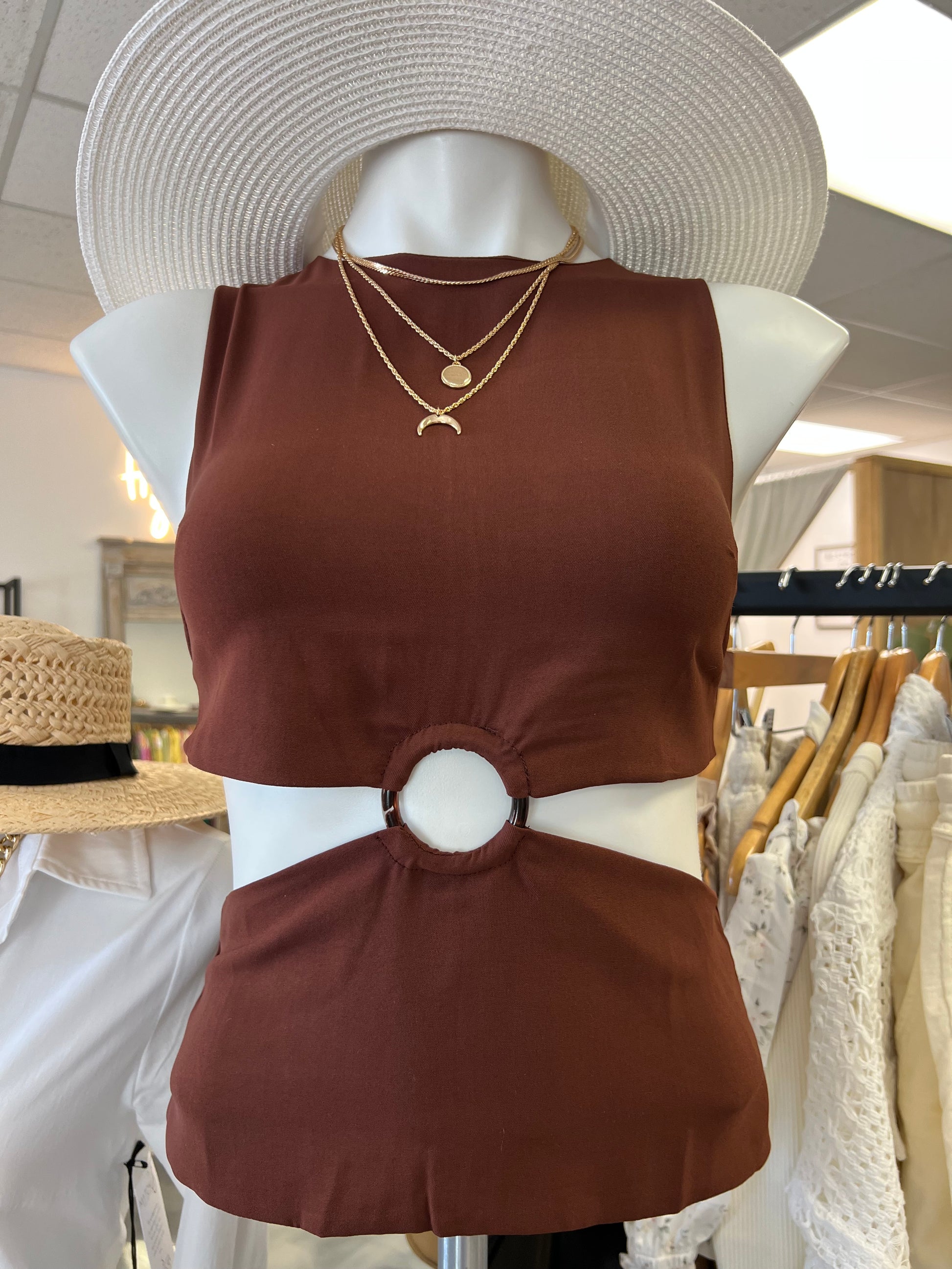Muy Muy Brown Top
