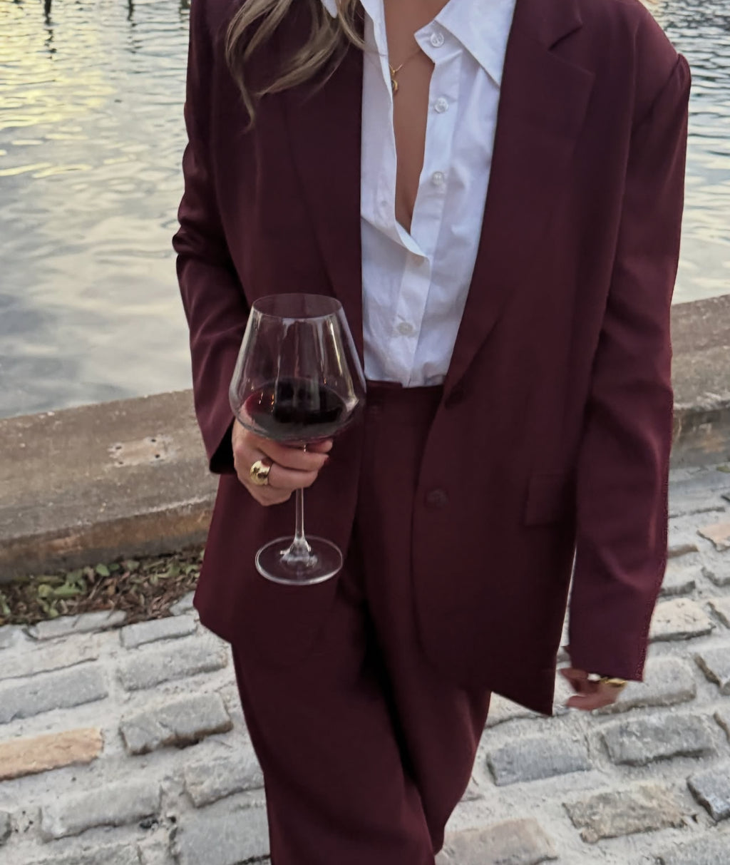 Burgundy Blazer