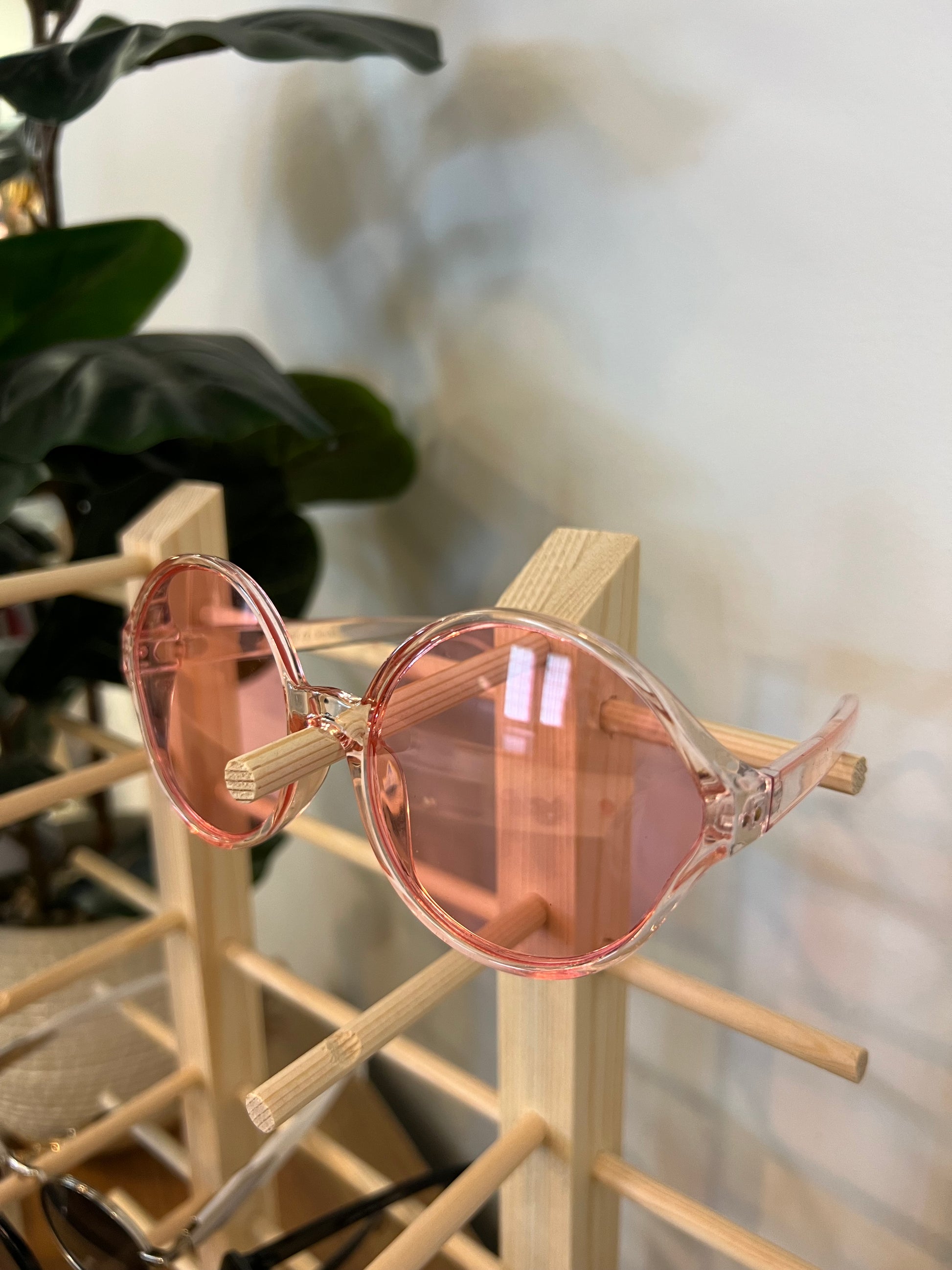Pink Round Sunglasses