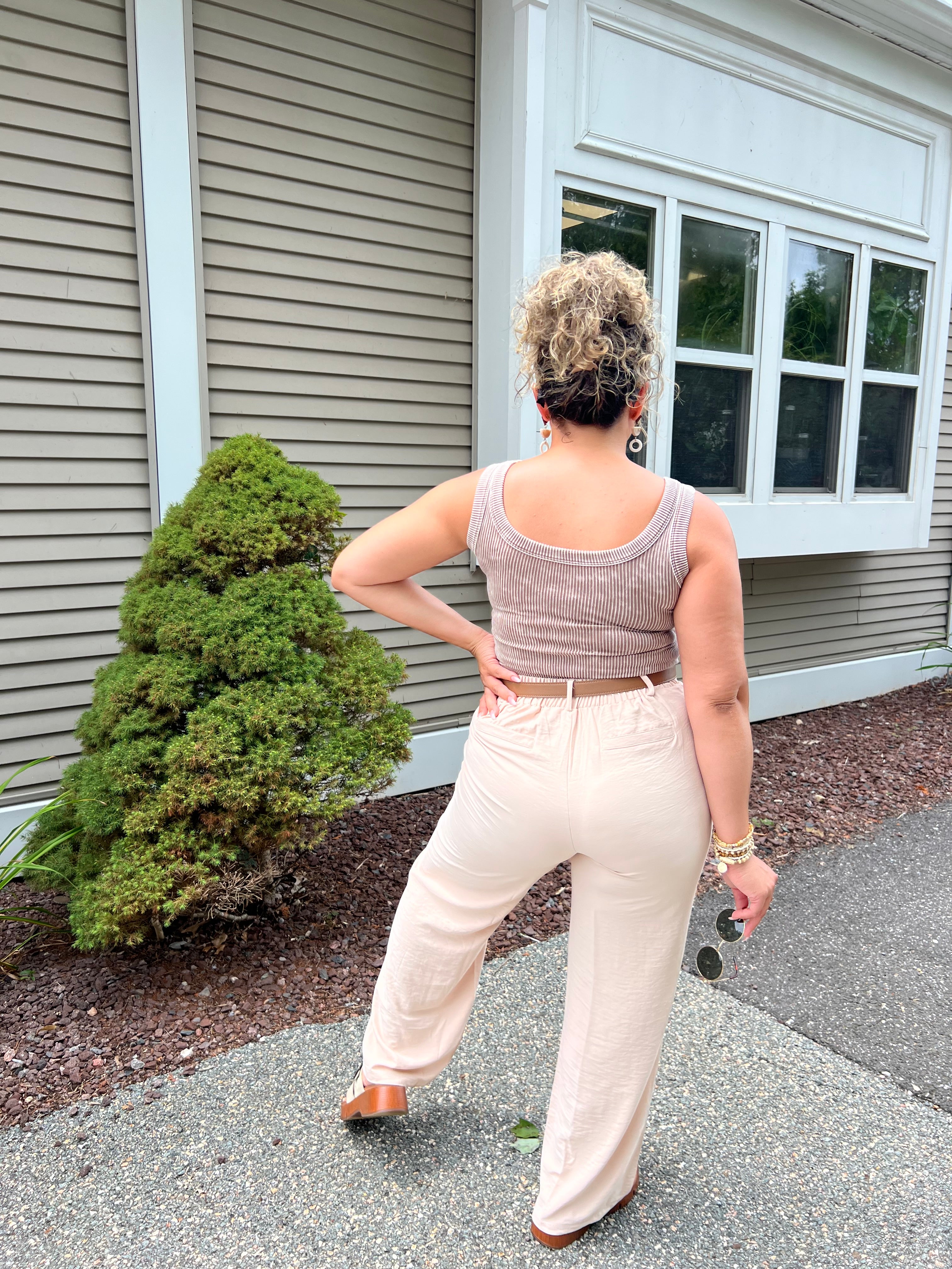 Casual Button Trousers