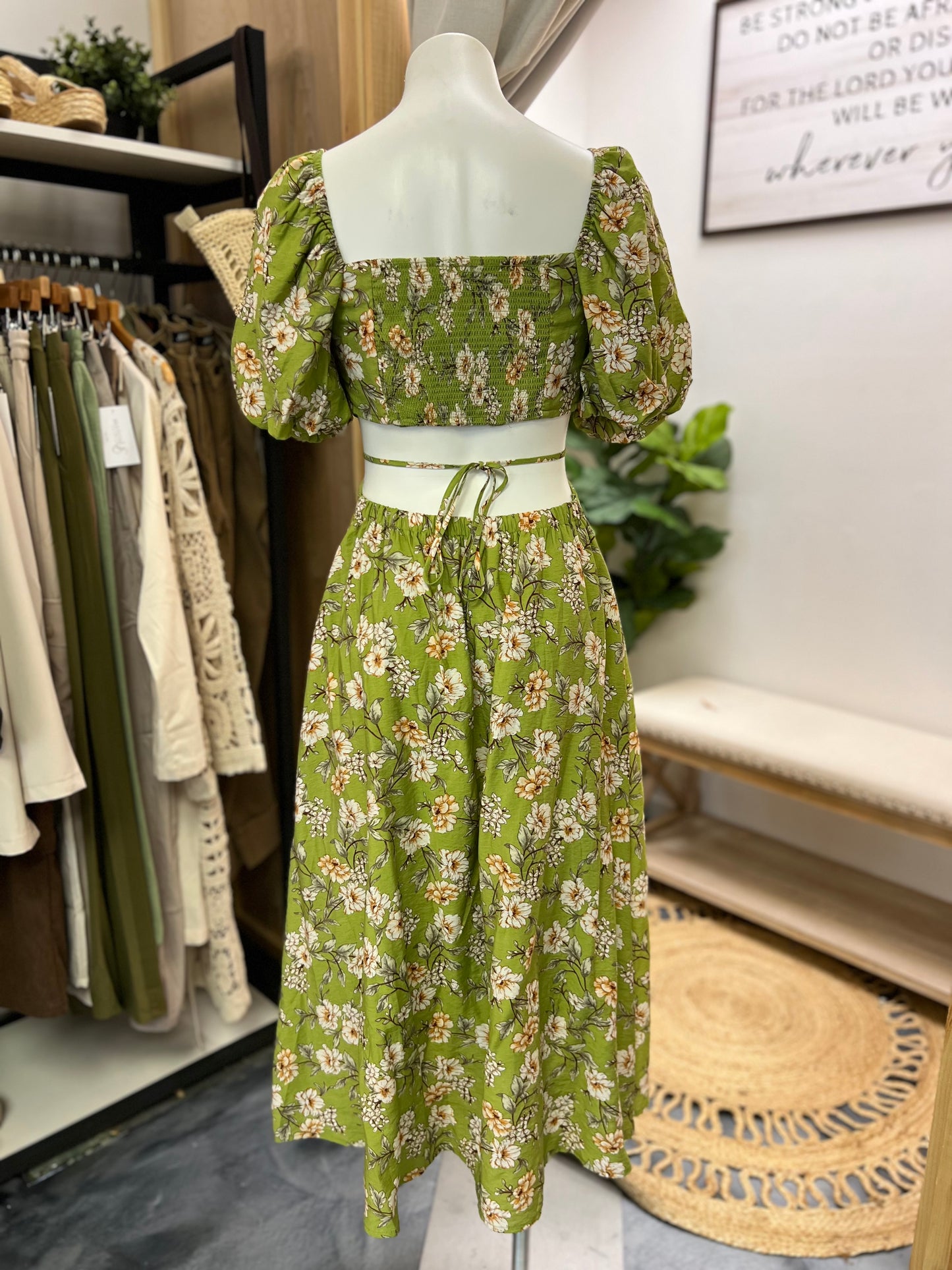 Green Spring Maxi Dress