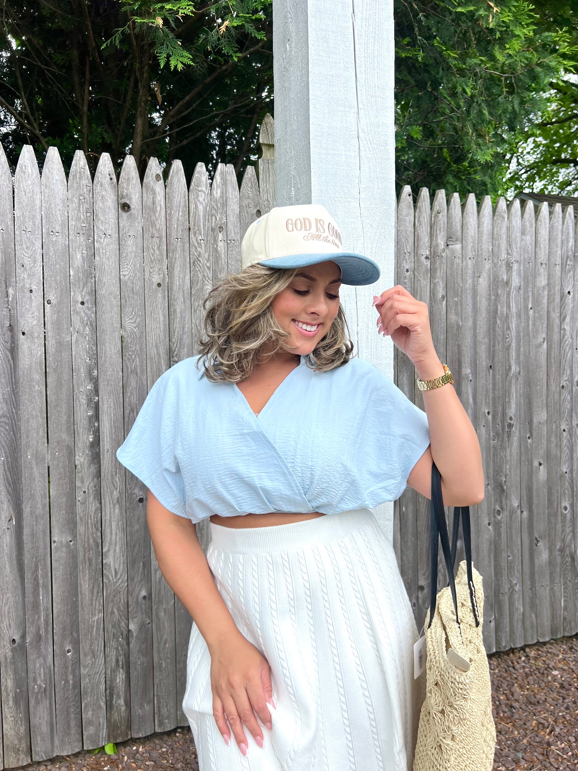 Cape Collard Crop Top
