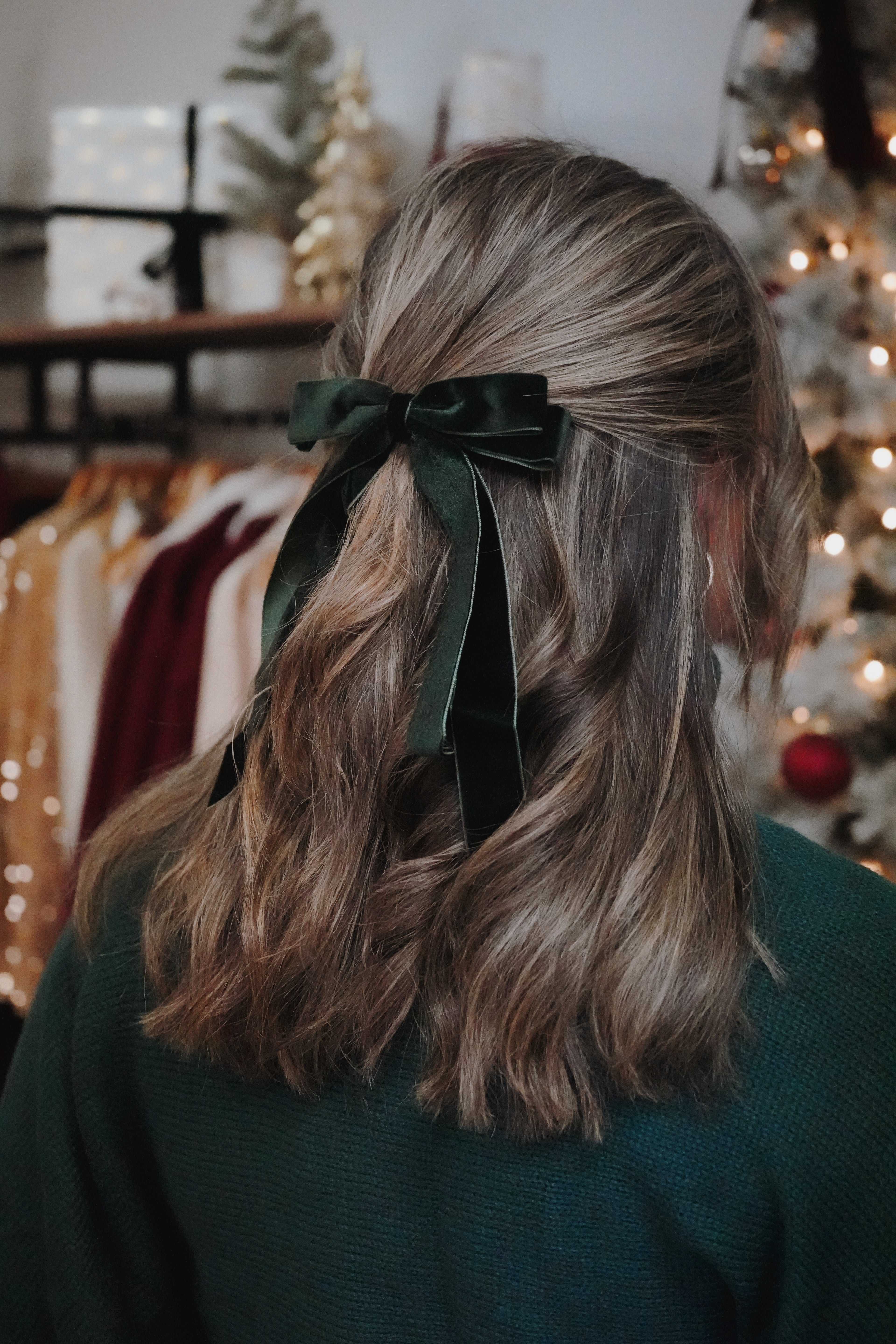 Festive Bow Hair Clip