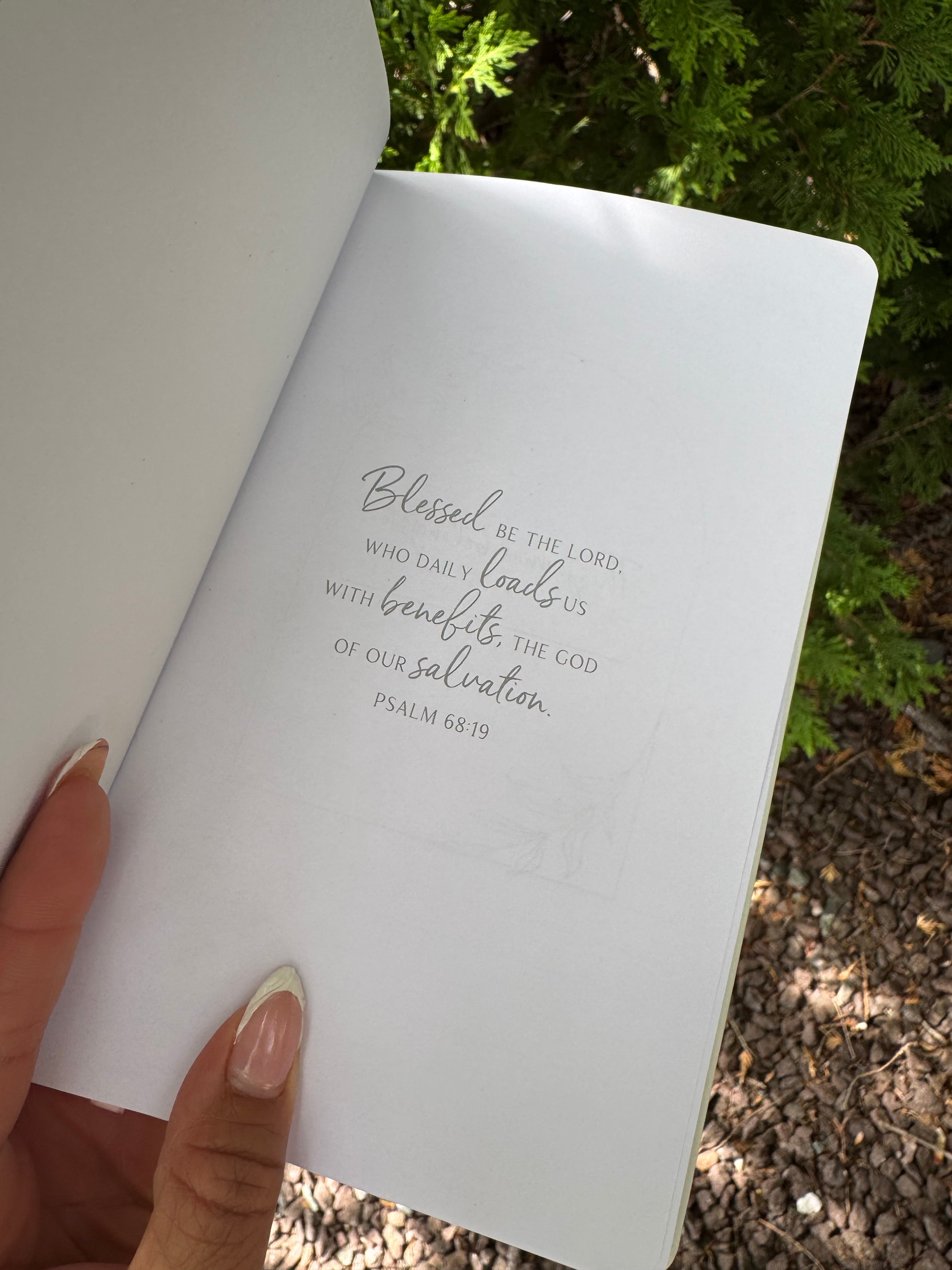 Light Green Floral Prayer Journal