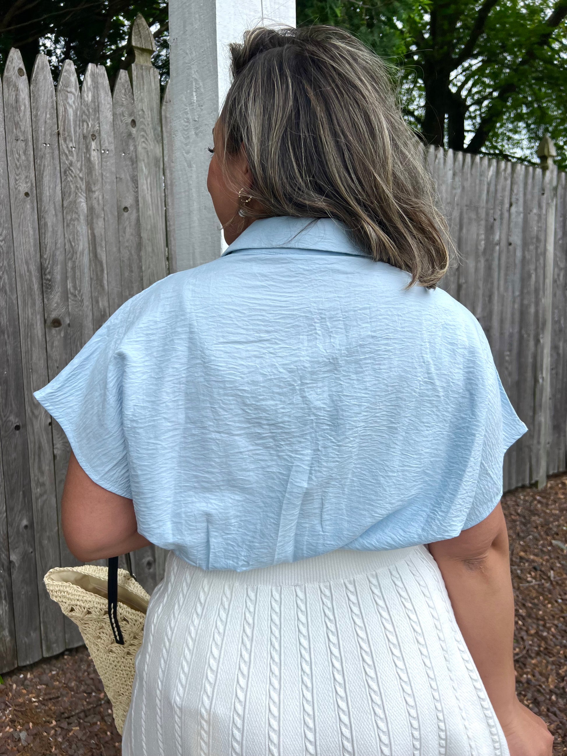 Cape Collard Crop Top