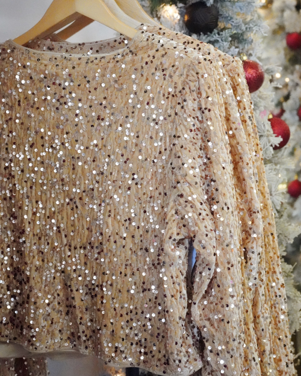 Gold Sparkle Top
