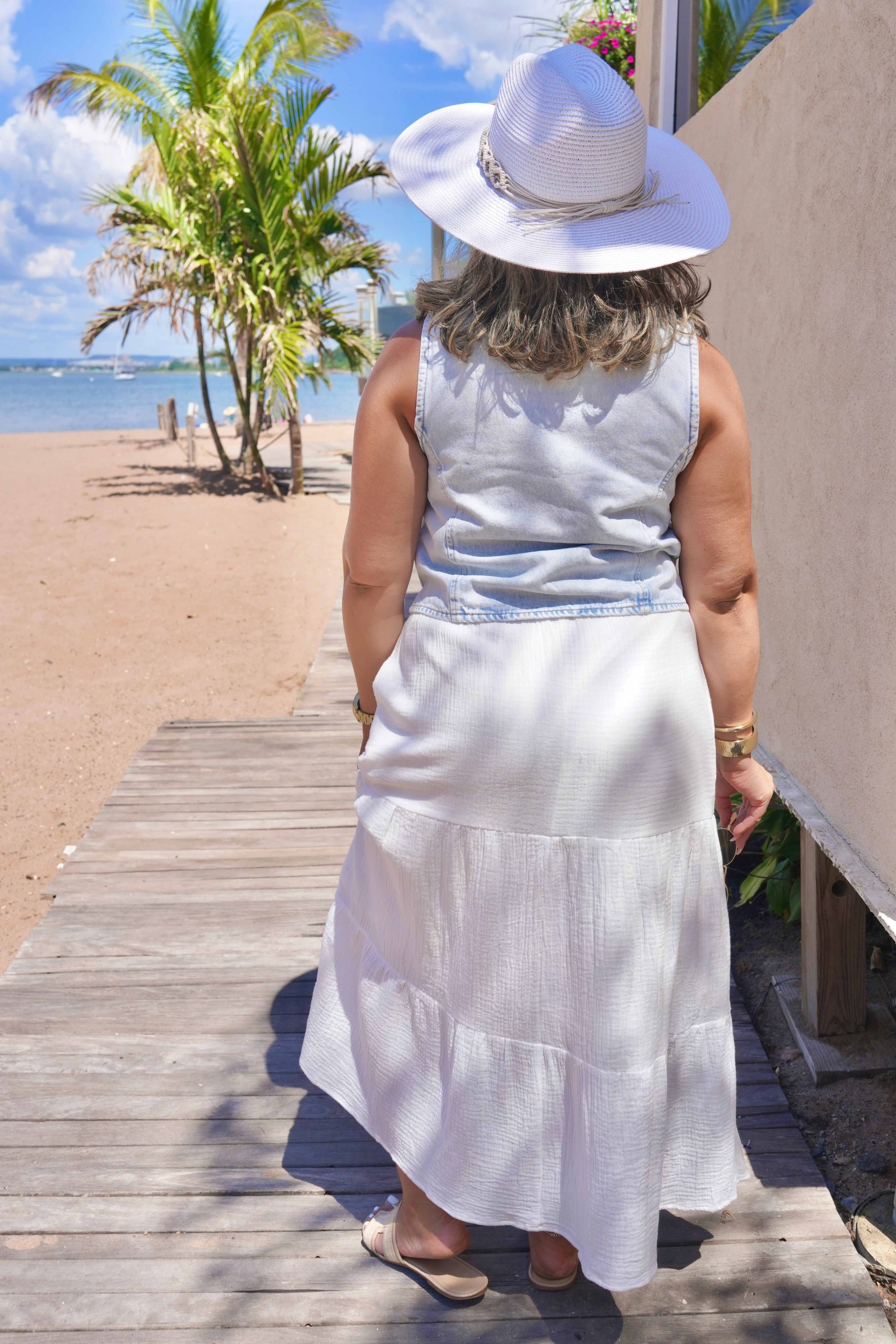 White Maxi Skirt