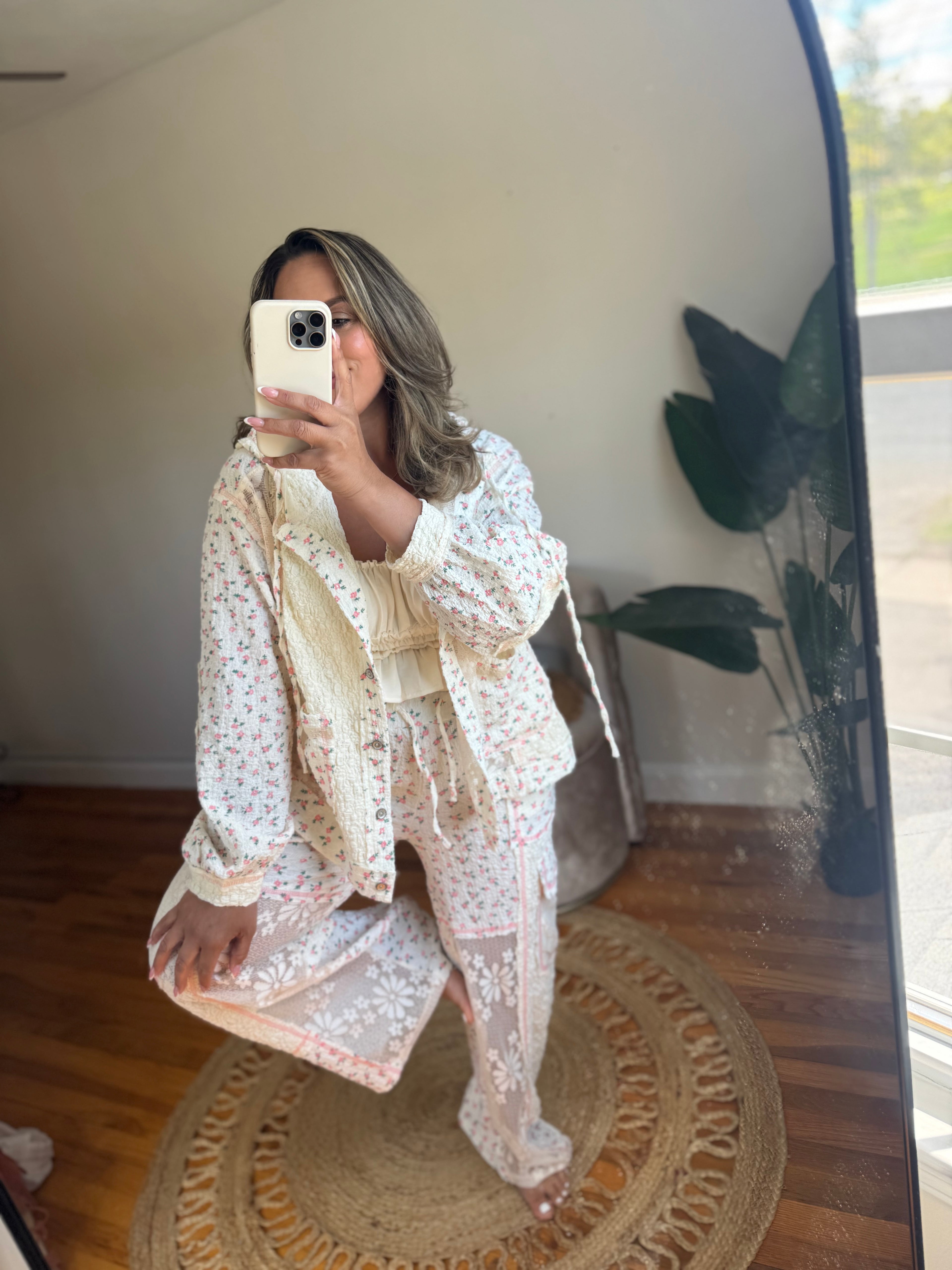 Laced Floral POL Set