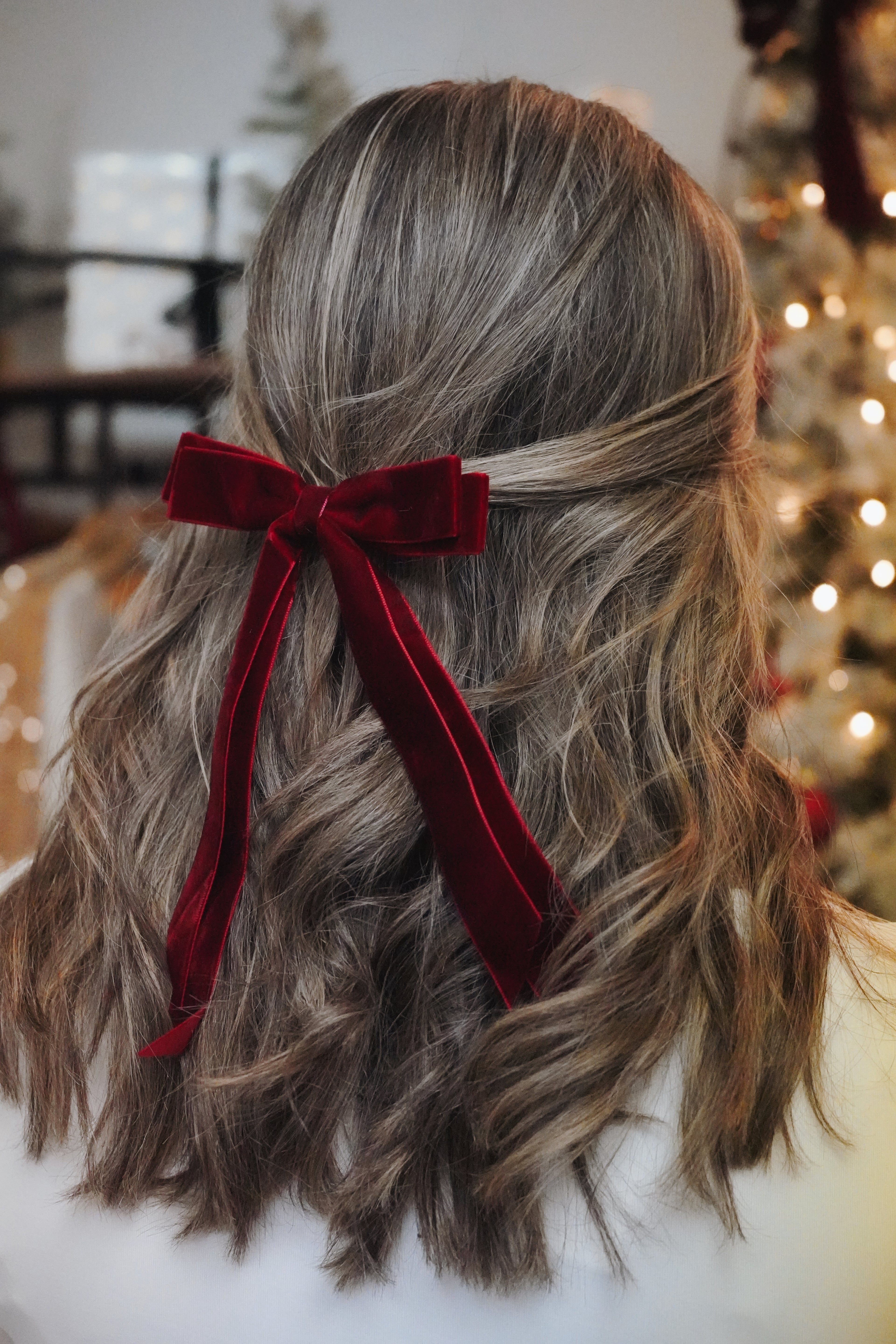 Festive Bow Hair Clip