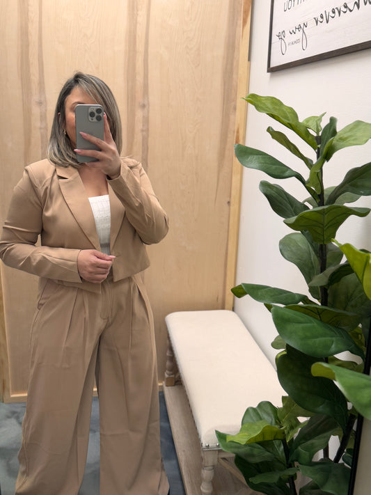 Crop Classic Blazer