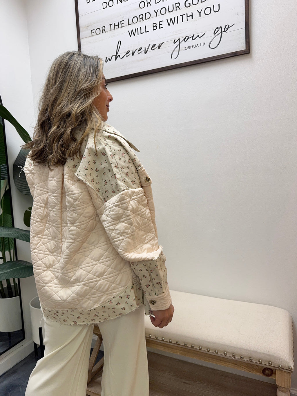 Quilted Blush Jacket