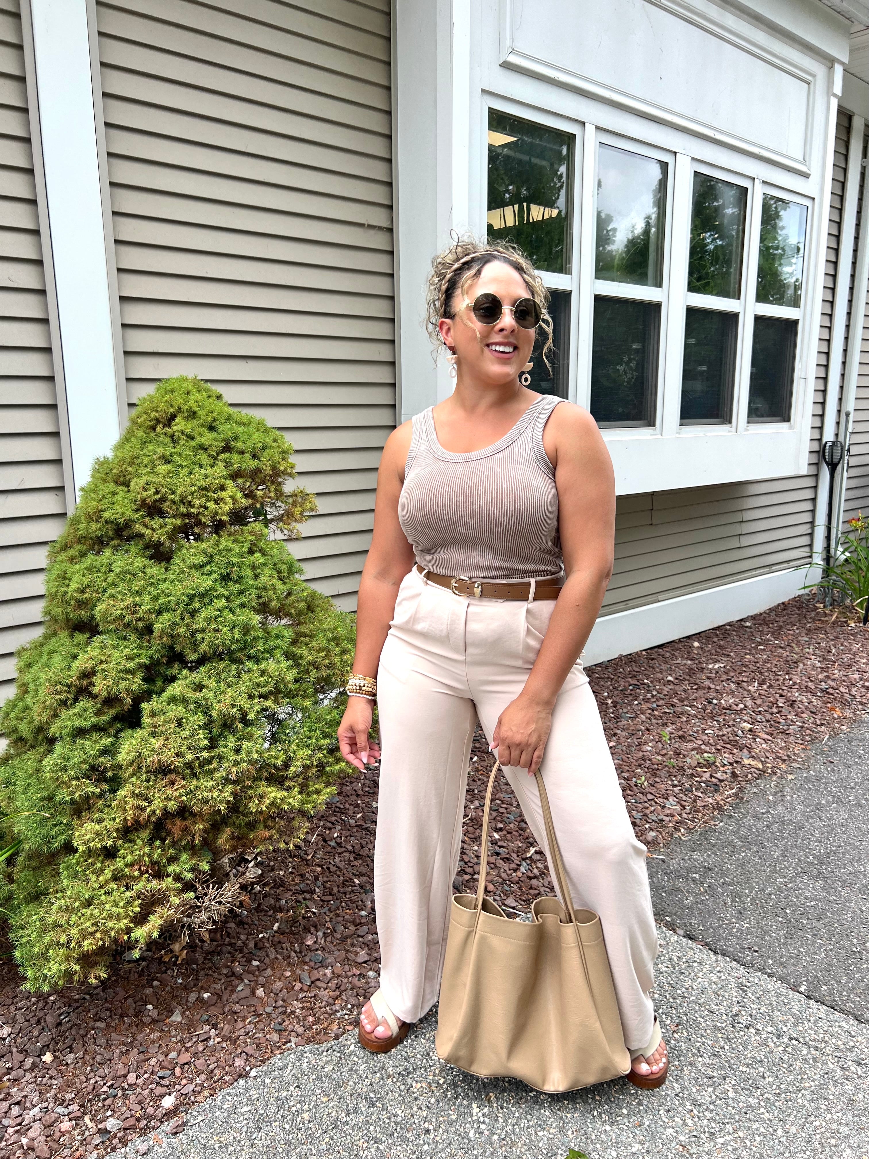 Casual Button Trousers