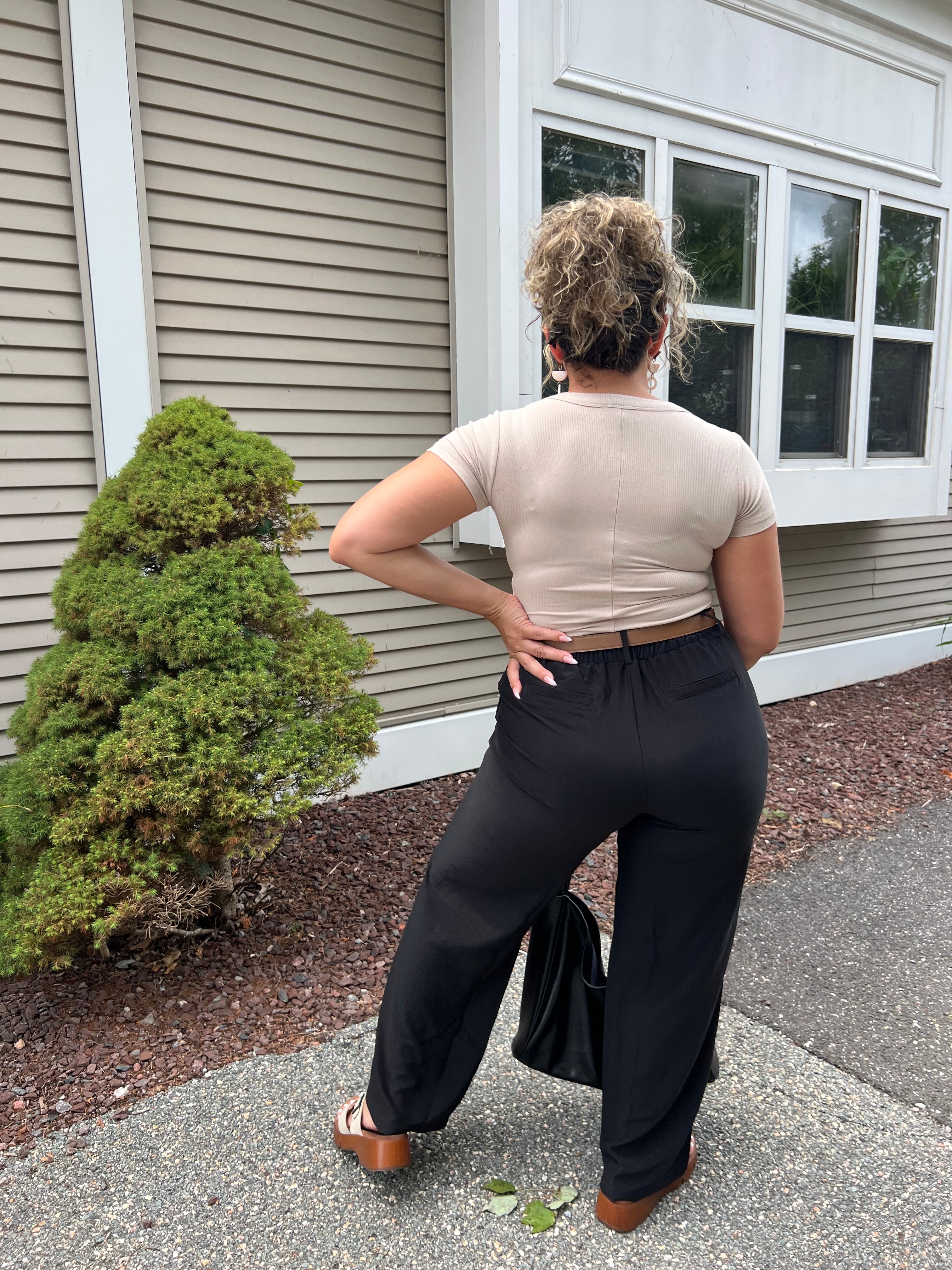 Casual Button Trousers