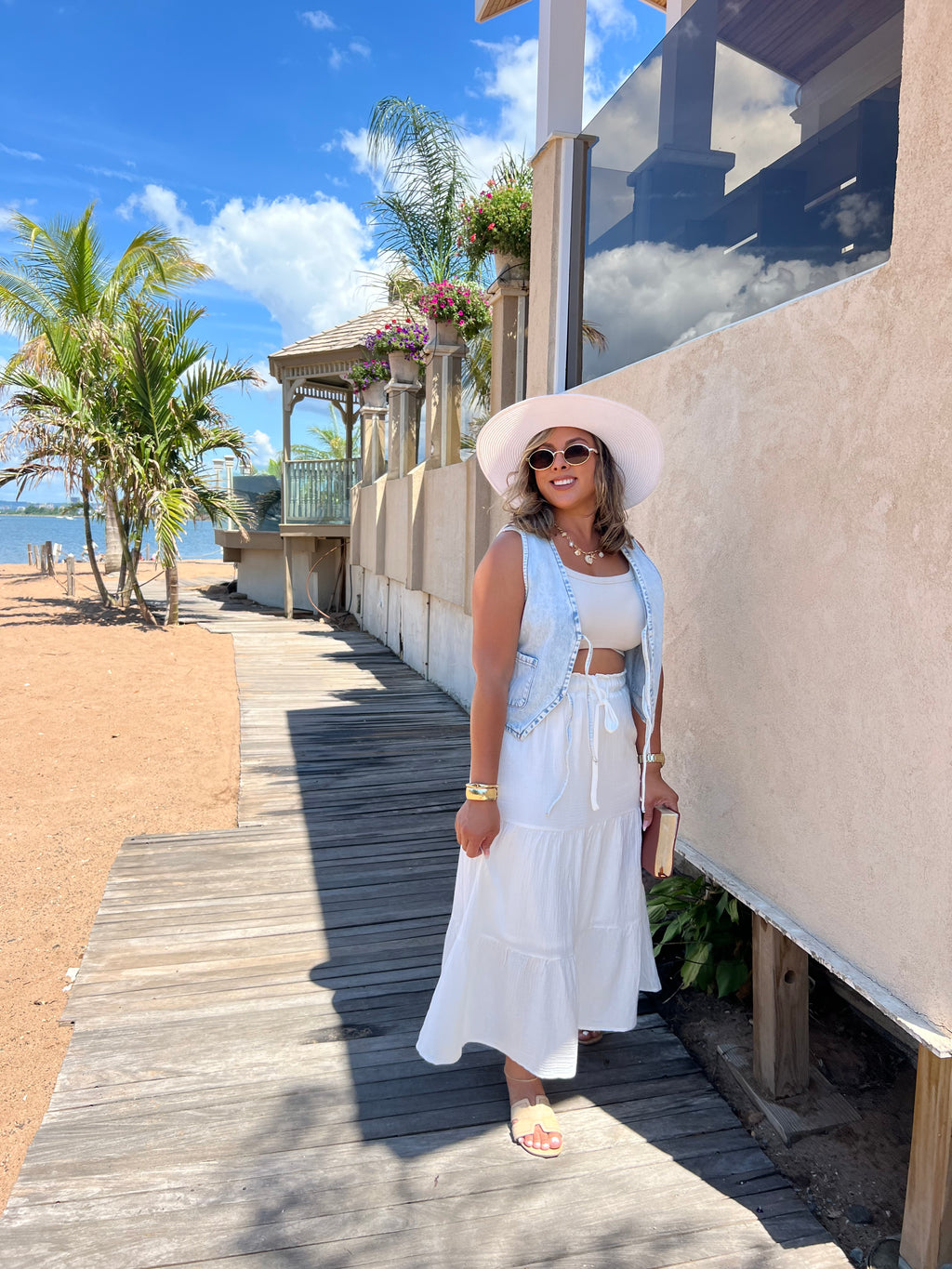 White Maxi Skirt