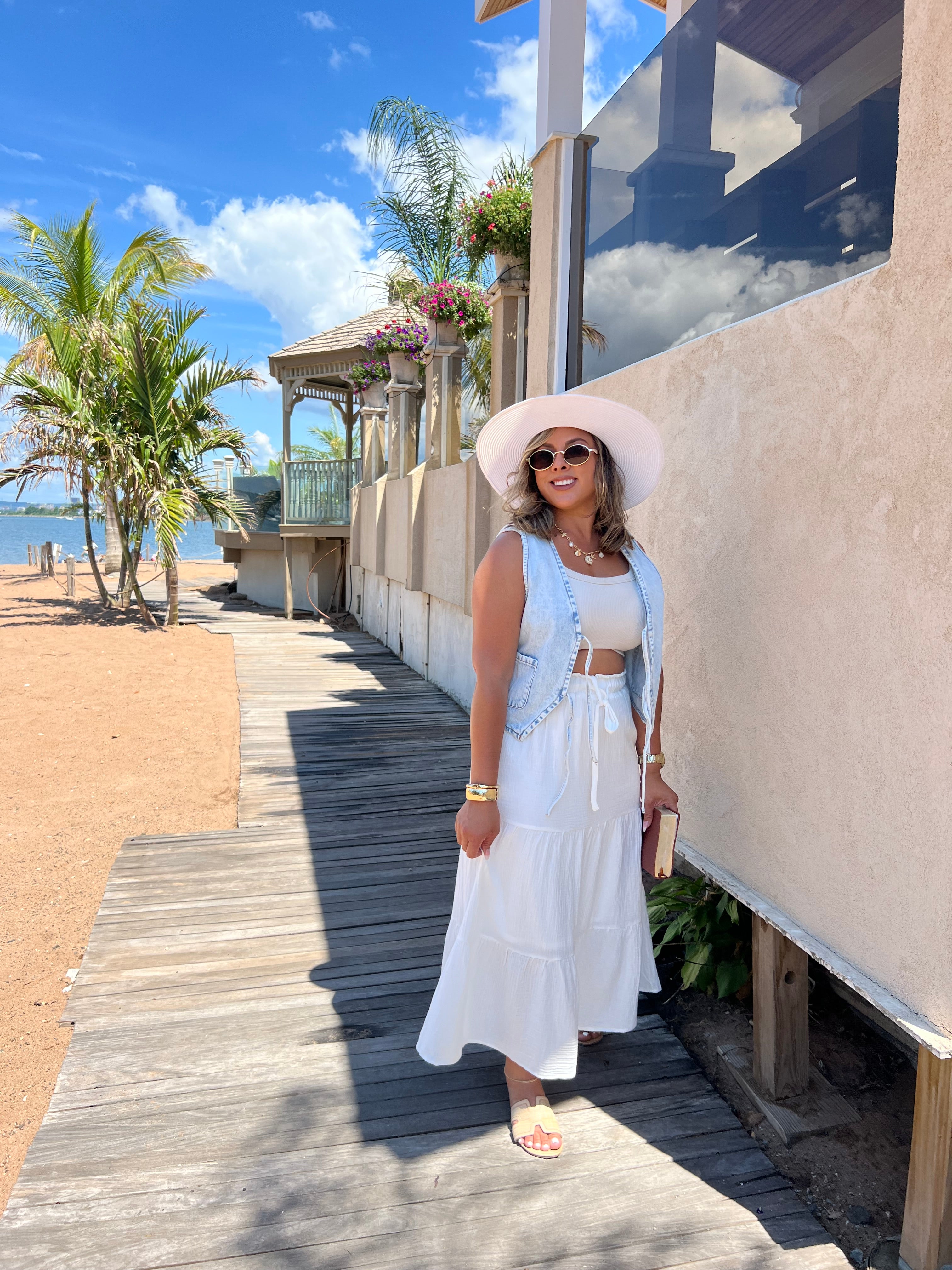 White Maxi Skirt