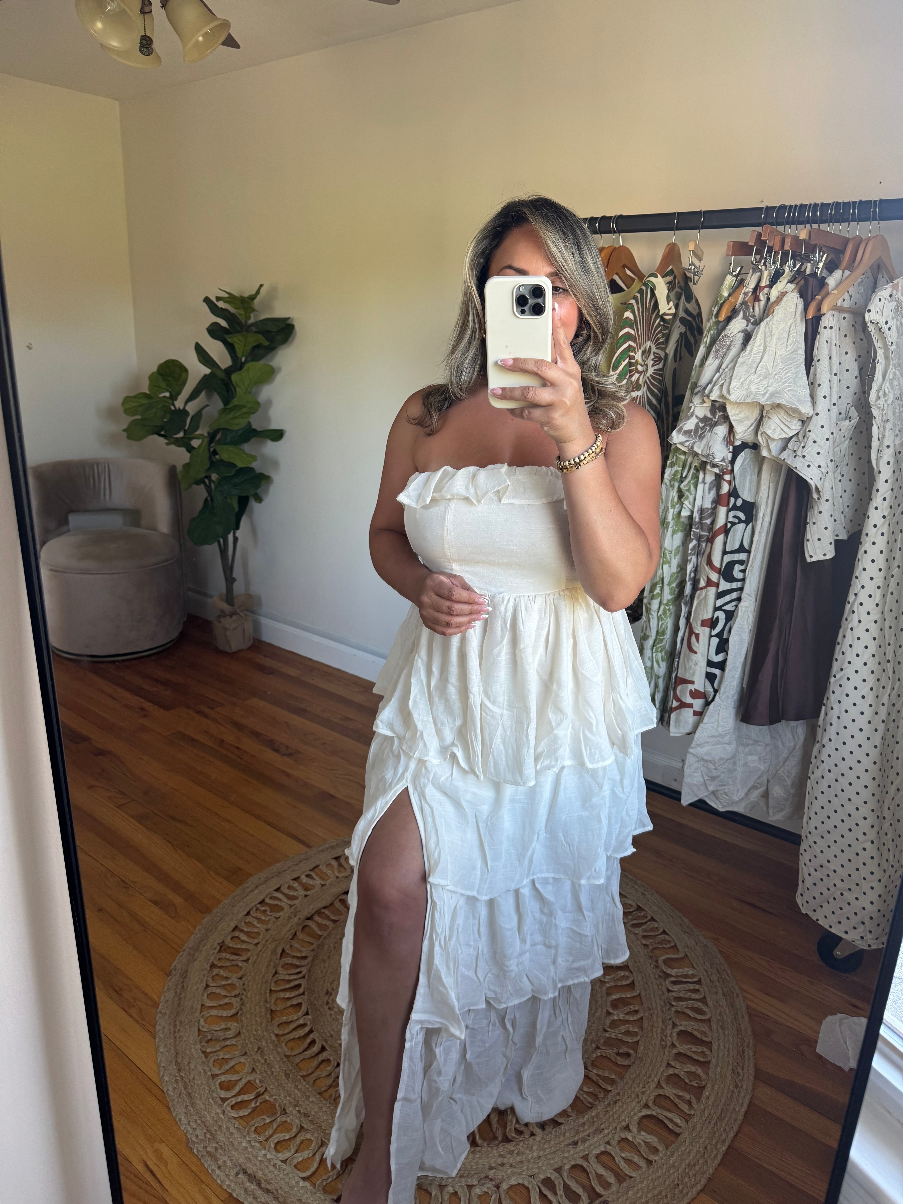 Blooming Ruffled Dress