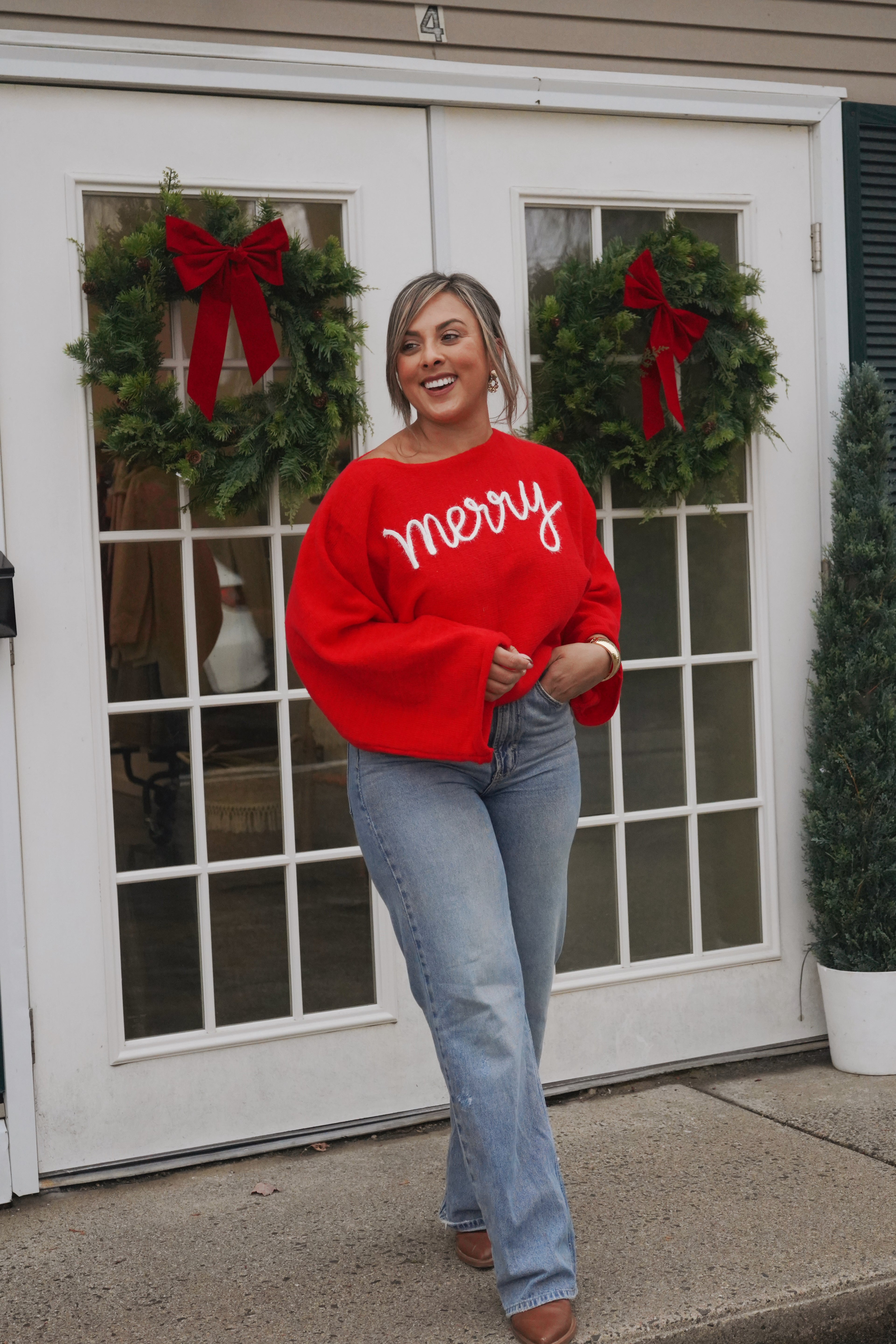 Merry Tinsel Sweater