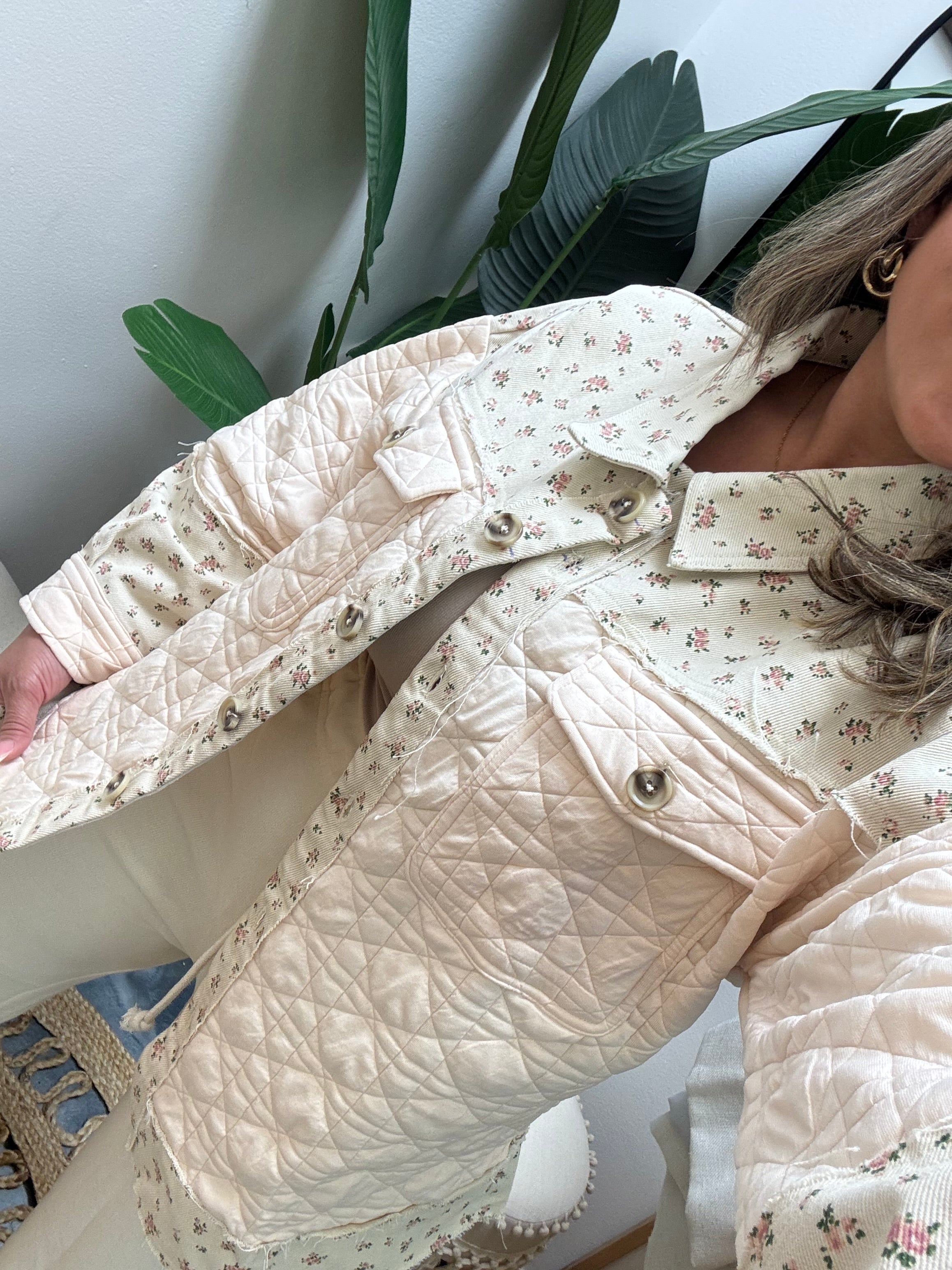 Quilted Blush Jacket