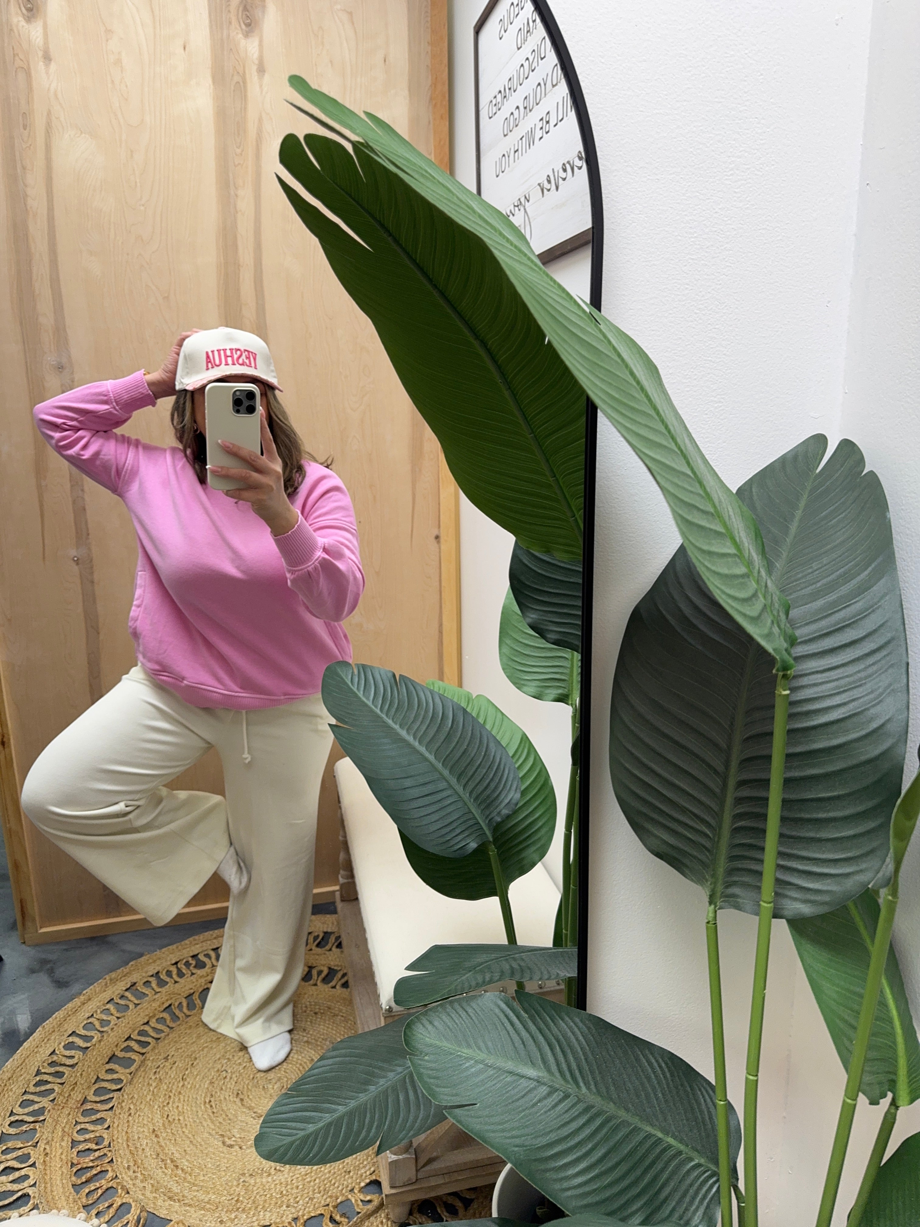 Cozy In Pink Sweater