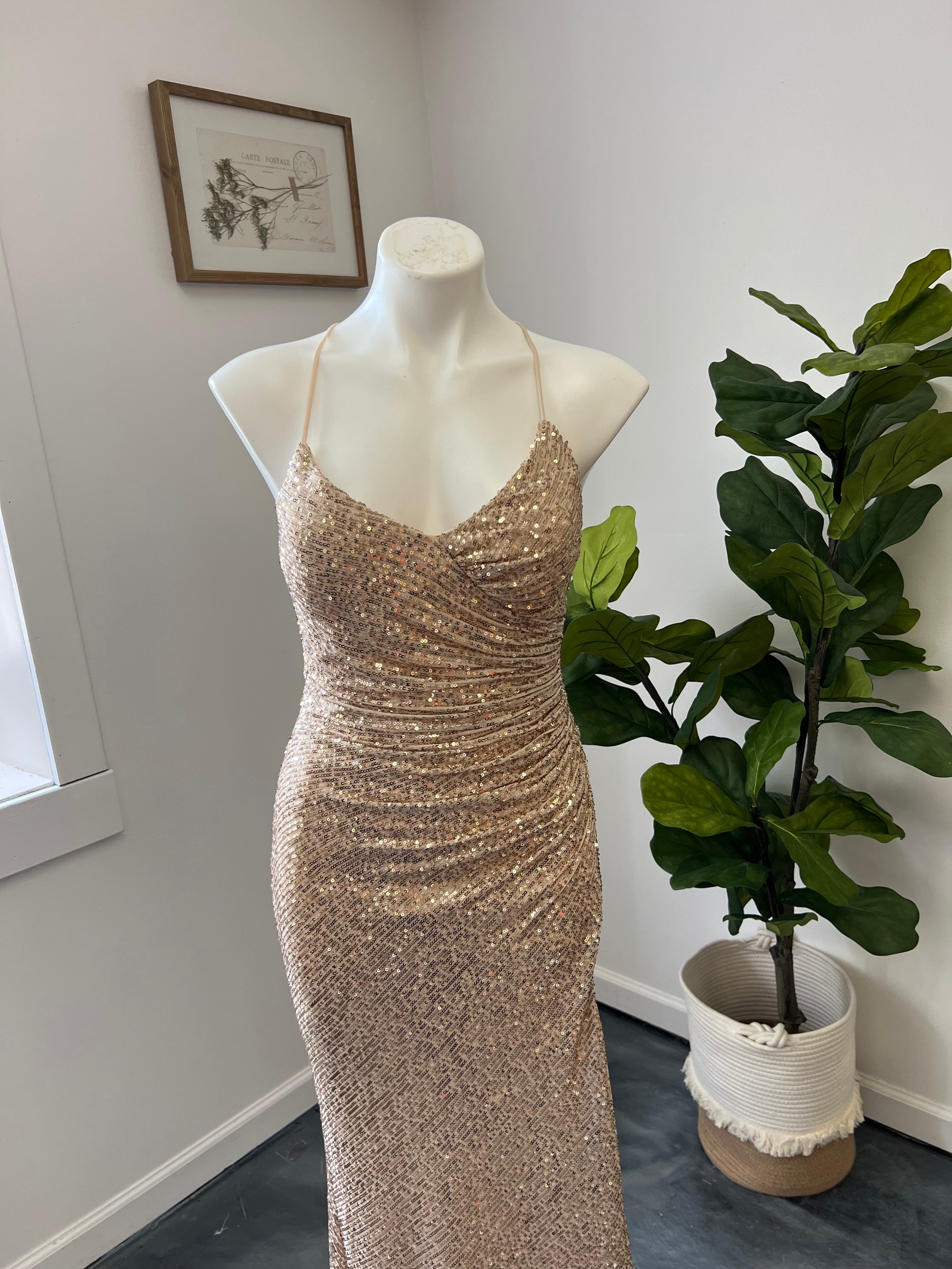 Glitter Formal Dress