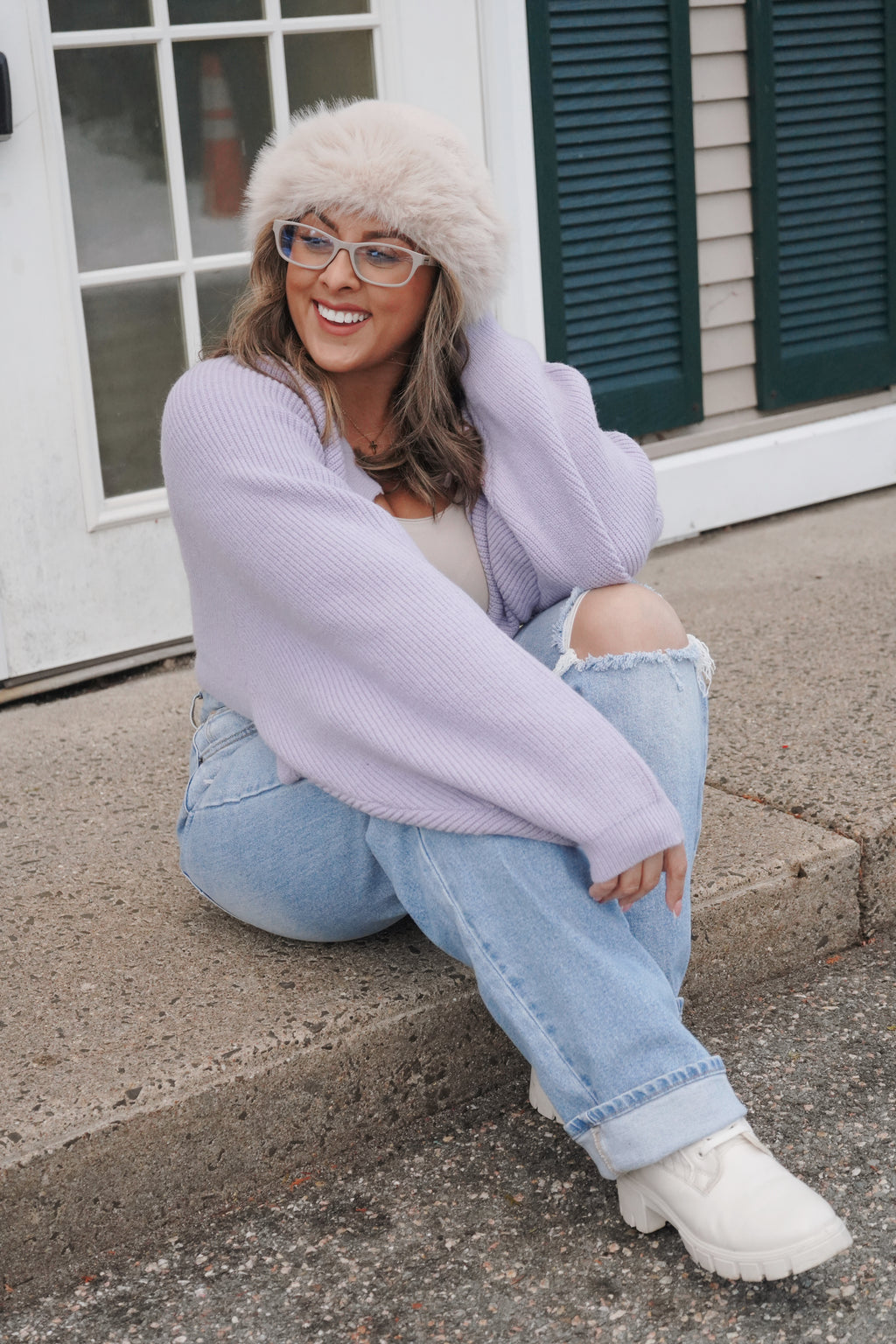 Sugarplum Cropped Cardigan