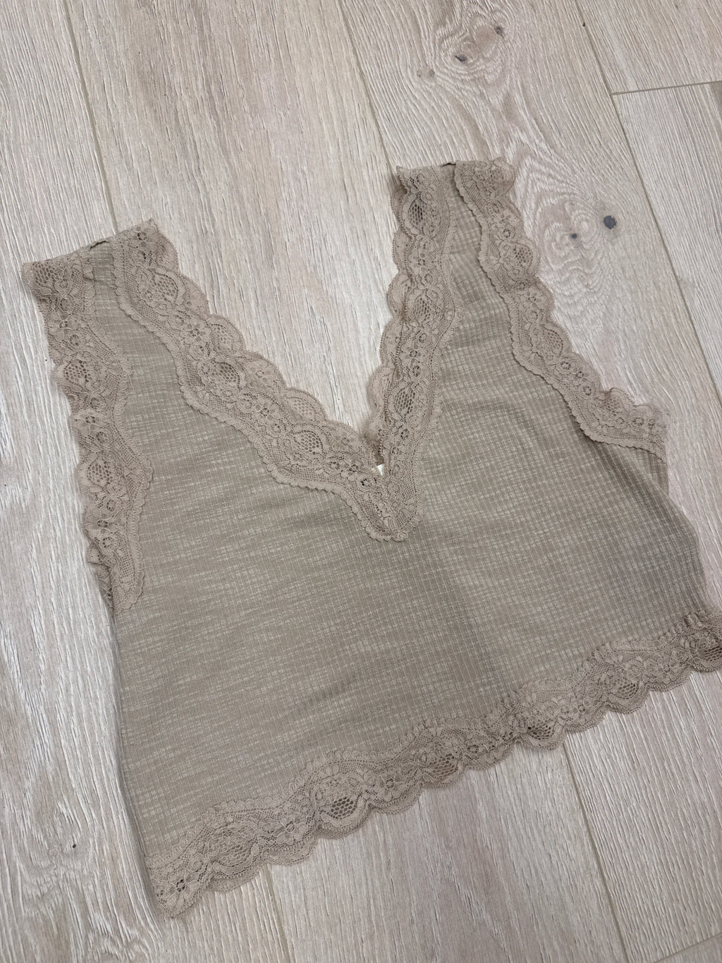 Lace Latte Tank Top