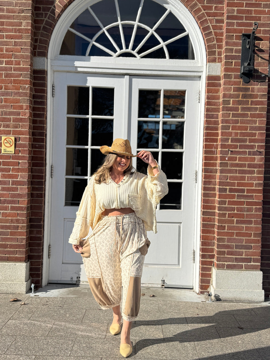 Oversized Natural Top