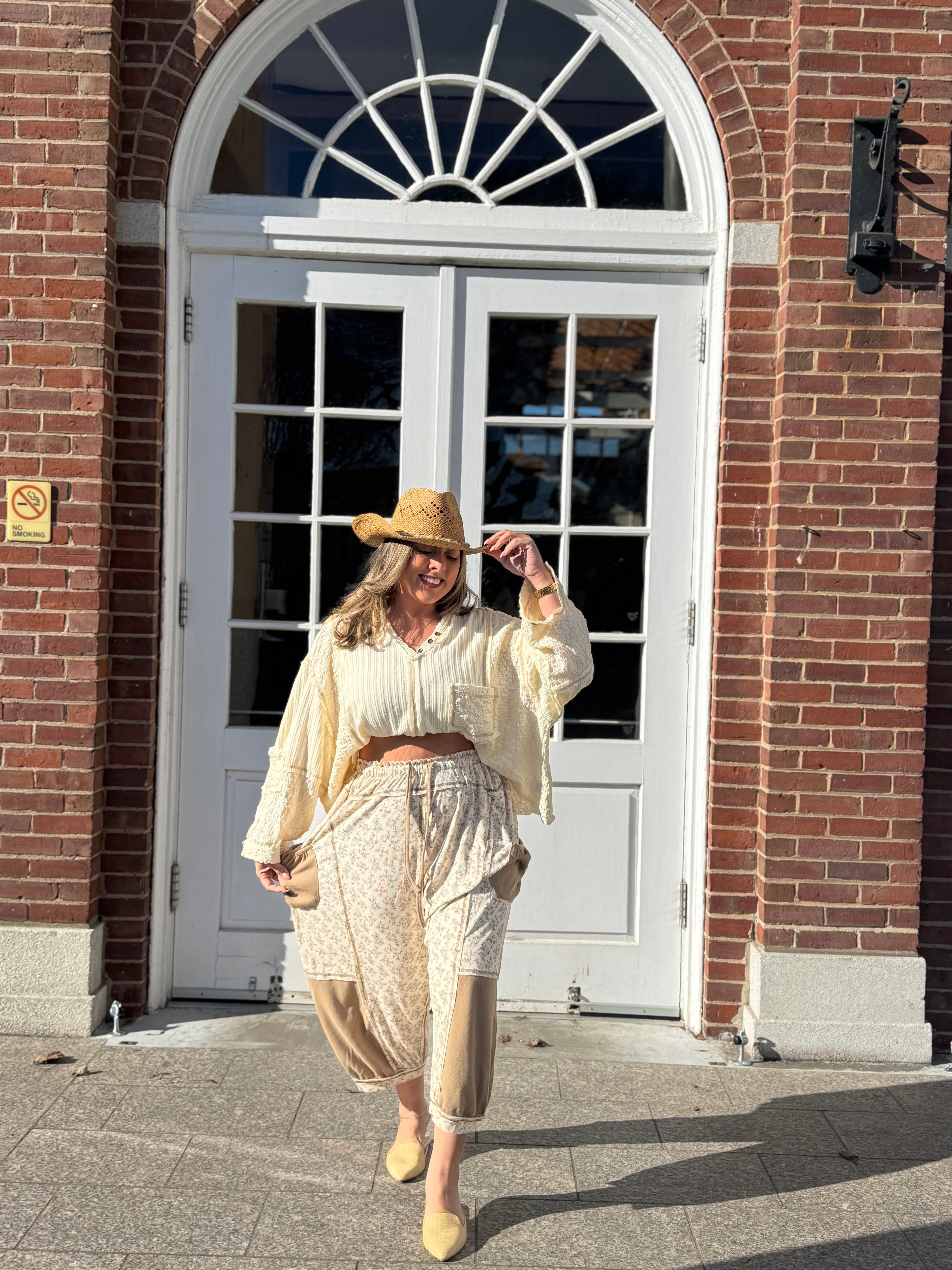 Oversized Natural Top