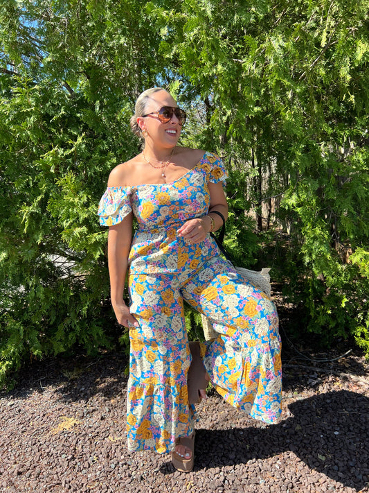 Floral Jumpsuit