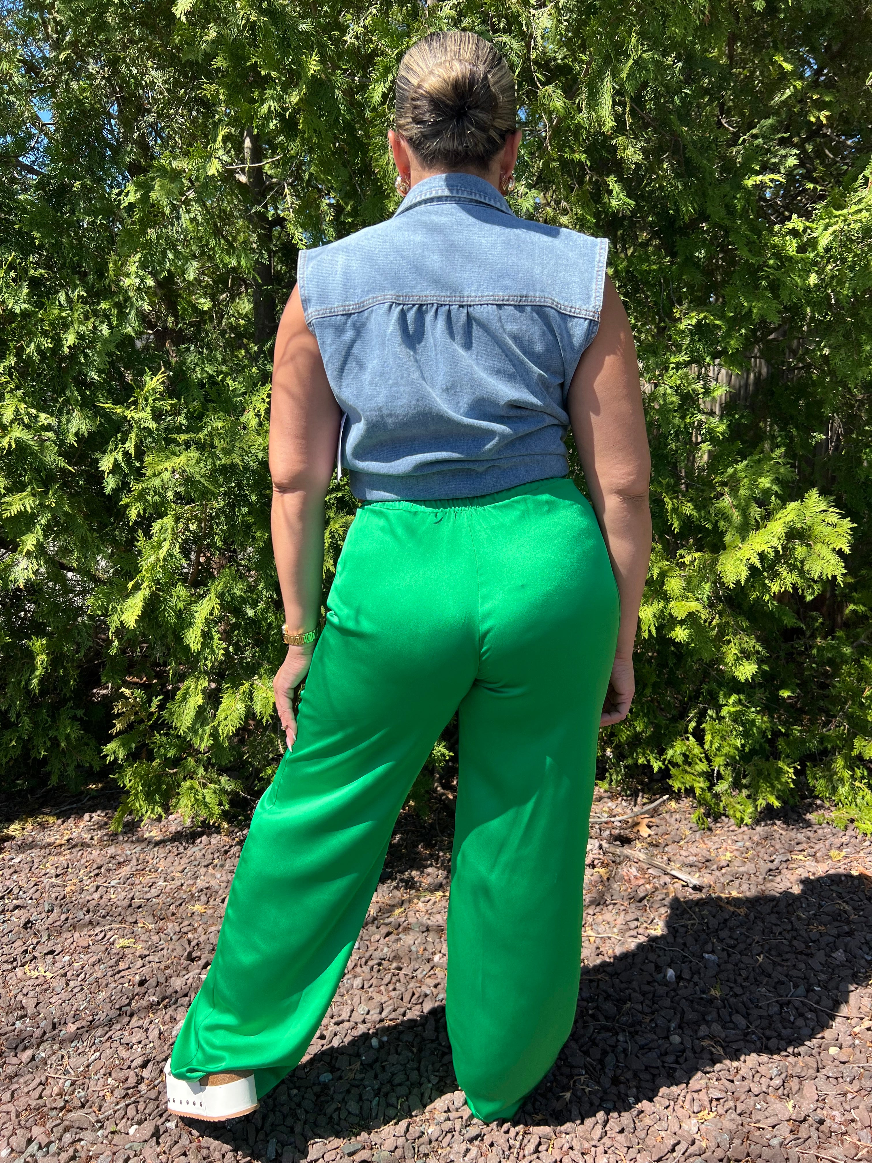 Green Button Trousers