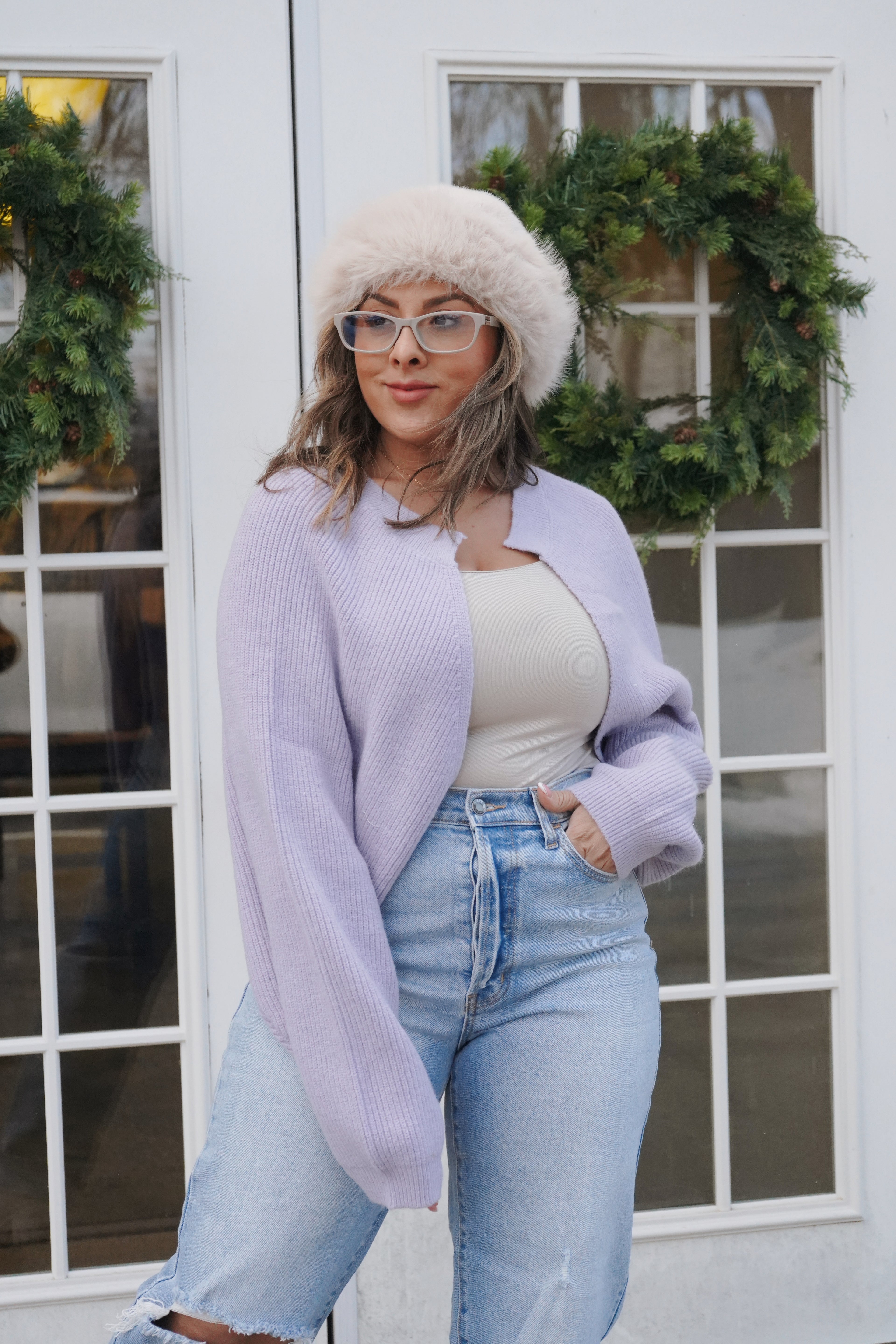 Sugarplum Cropped Cardigan